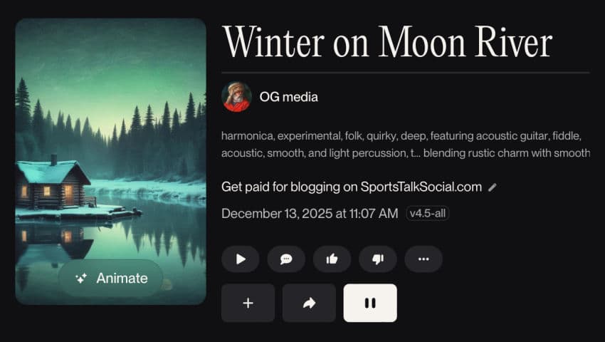 Blurt.Media Blues Radio : Winter on Moon River