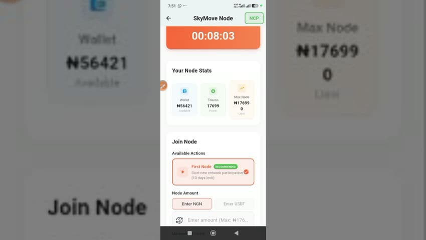 Understanding nodding on Skymove