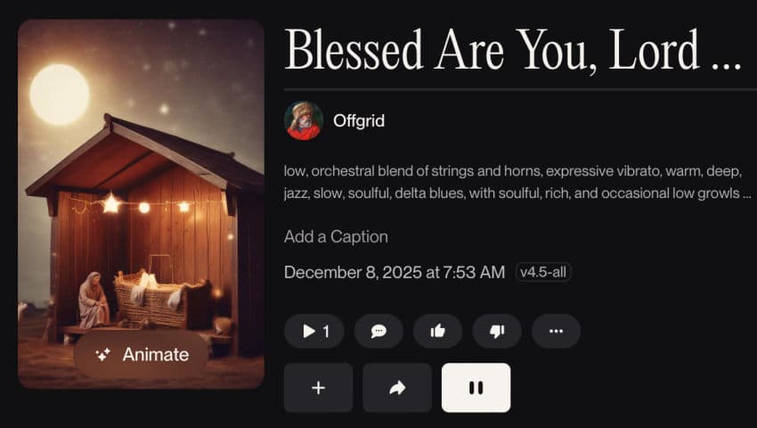 Blessed are you Lord Jesus …