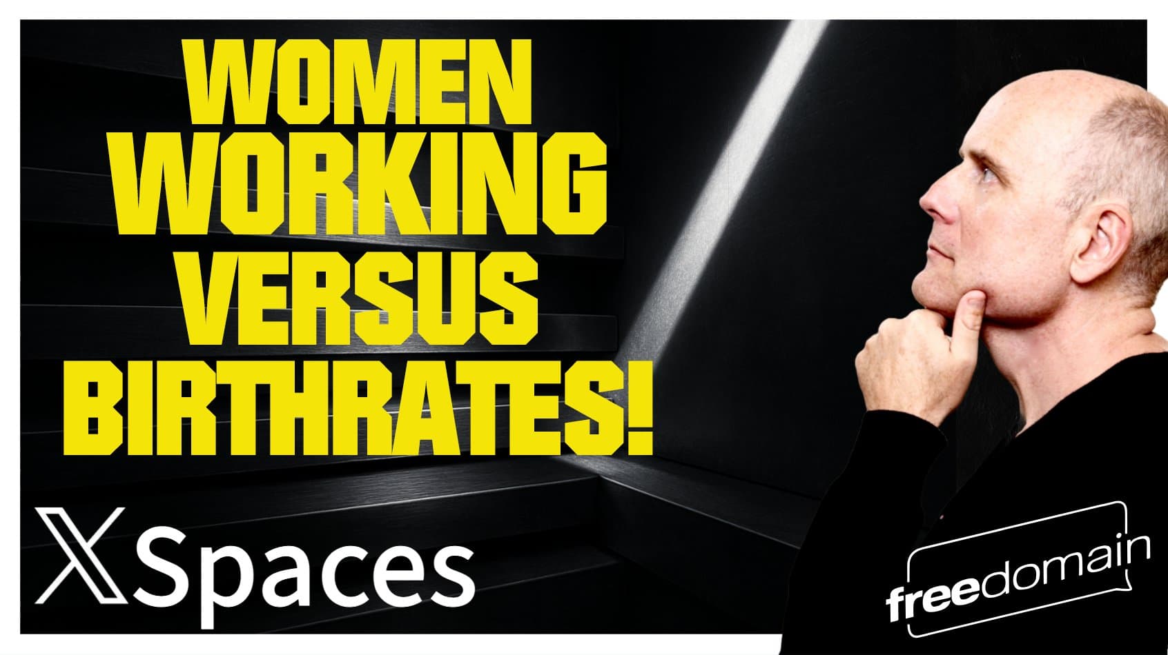 6189 Women Working Versus Birthrates! Twitter/X Space