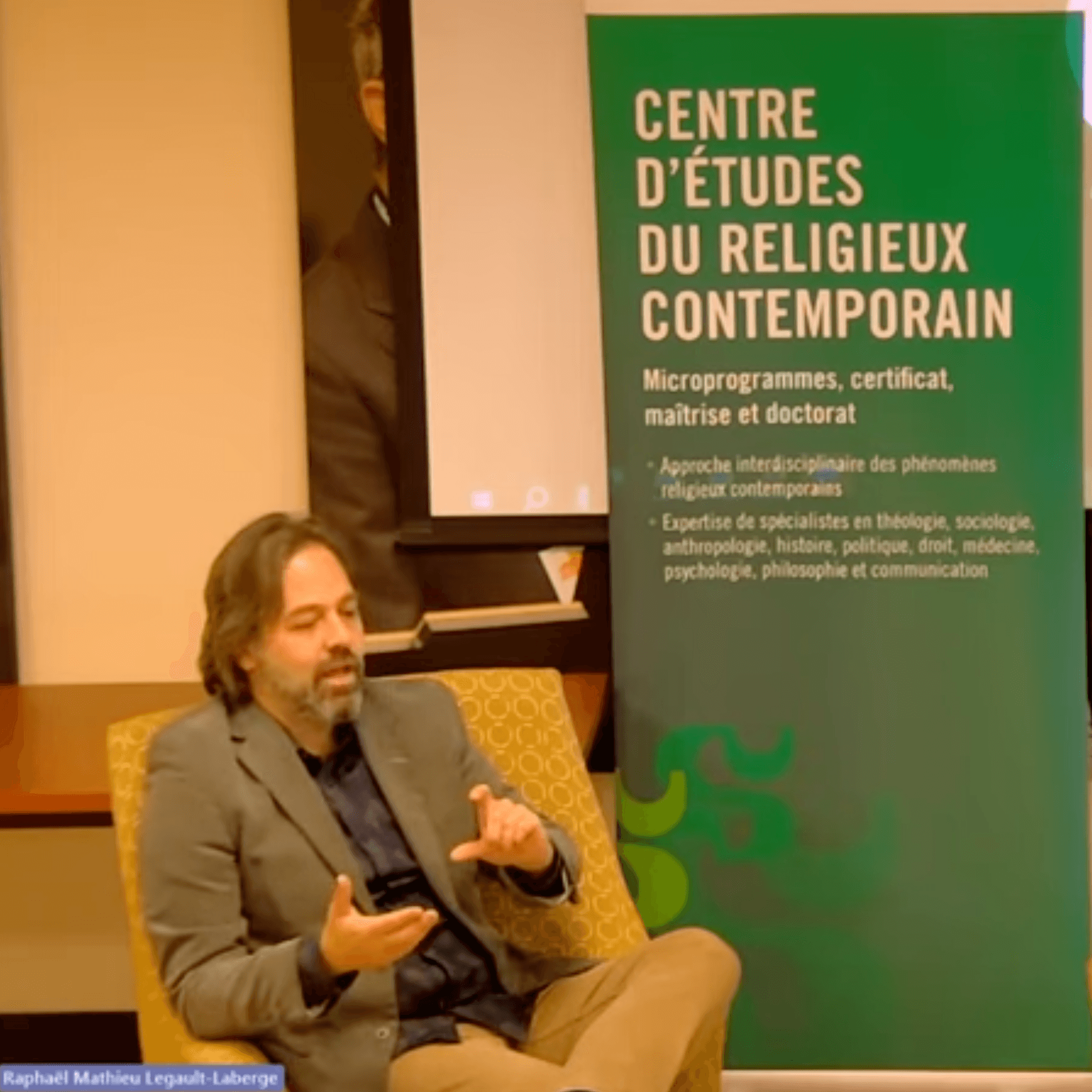 Colloque étudiant international du CERC: Entretien avec Jonathan Pageau