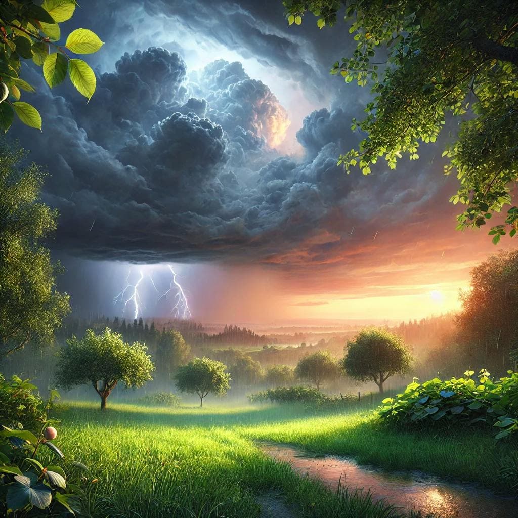 
                    ️ Escucha la TORMENTA DE VERANO que calma la mente y libera tensiones para un sueño profundo
                