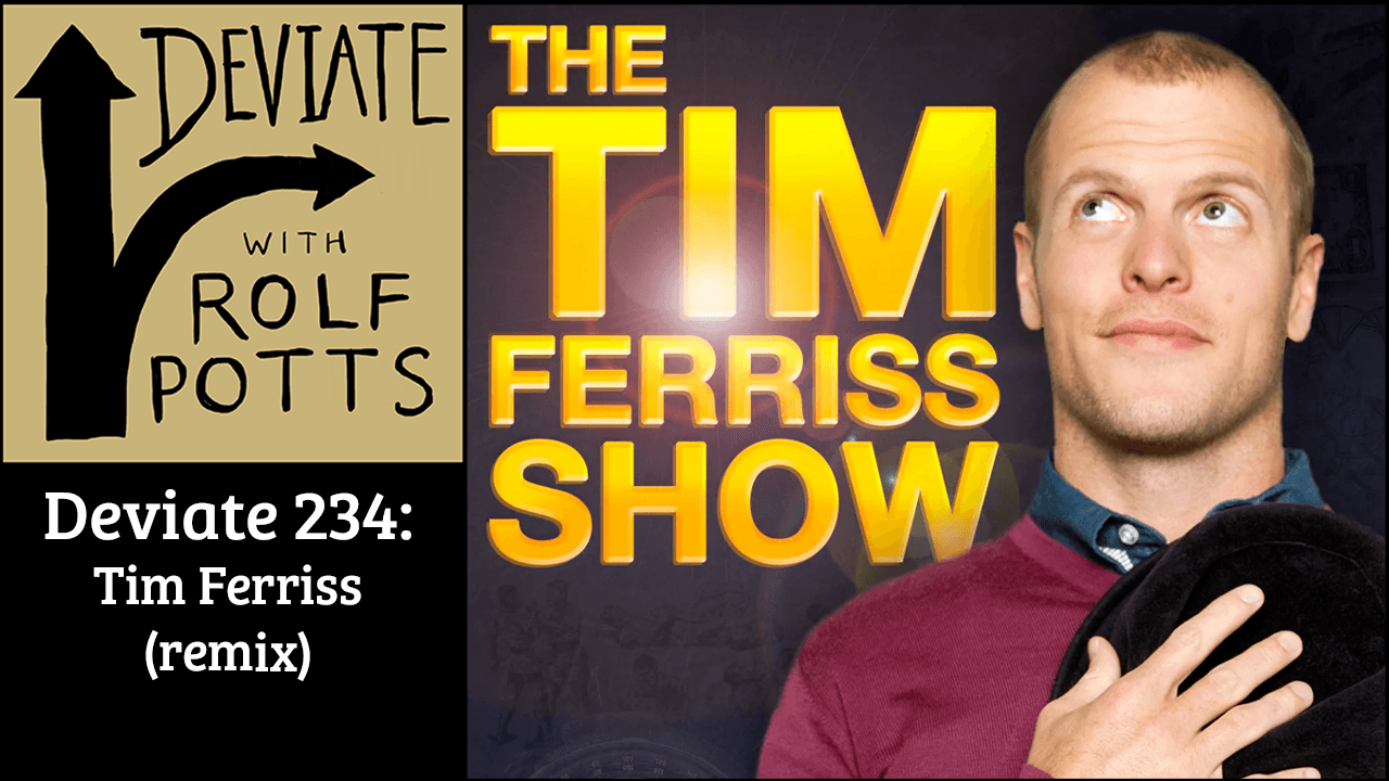 
                    Tim Ferriss and Rolf discuss travel, time wealth, and “success management”
                