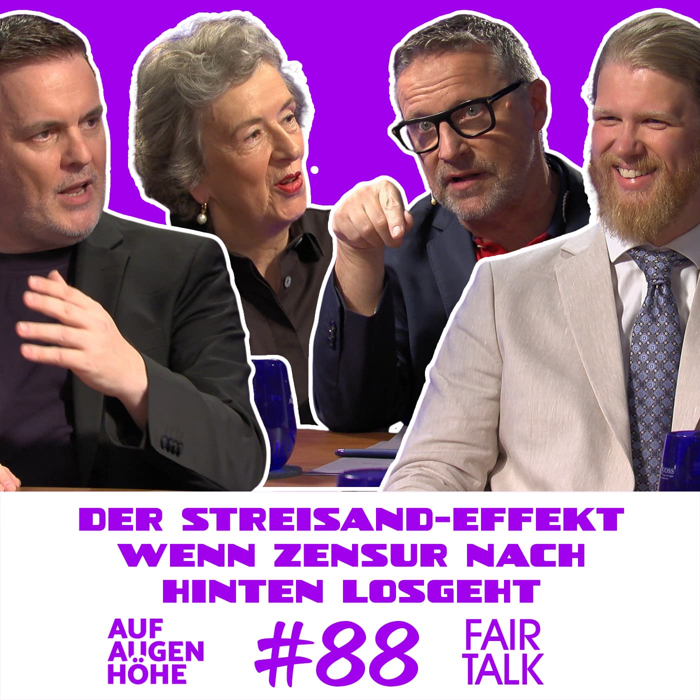 DER STREISAND-EFFEKT Jeannette Fischer, Marc Längert aka Clownswelt, Holger Kreymeier, Borris Brandt