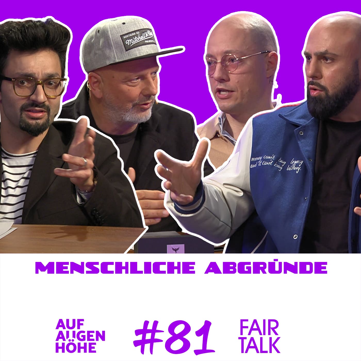 MENSCHLICHE ABGRÜNDE mit Philip Hopf, B-LASH, Kai Stuht und Tariq Hübsch