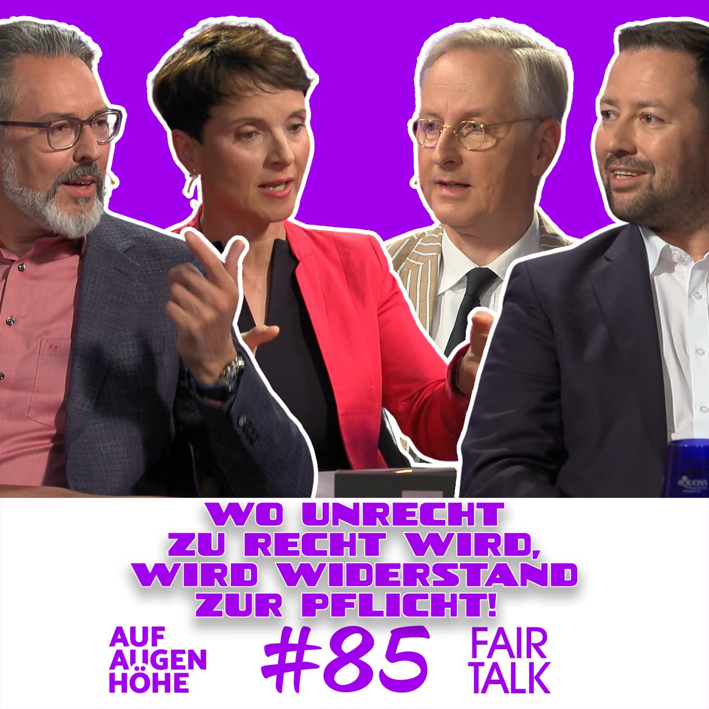 WO UNRECHT ZU RECHT WIRD ... mit Frauke Petry, Carlos A. Gebauer, Markus Bönig und Sascha Matussek