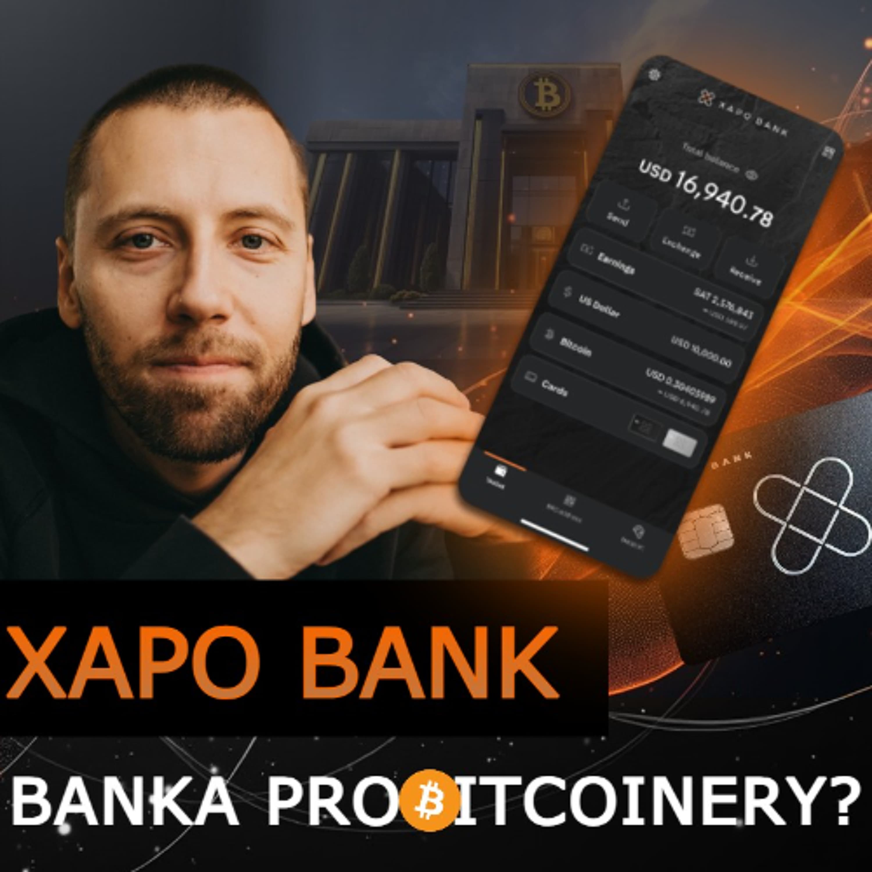 XAPO je offshore účet pro bitcoinery. Na stablecoiny jsem dost změnil názor - Jan Hubík