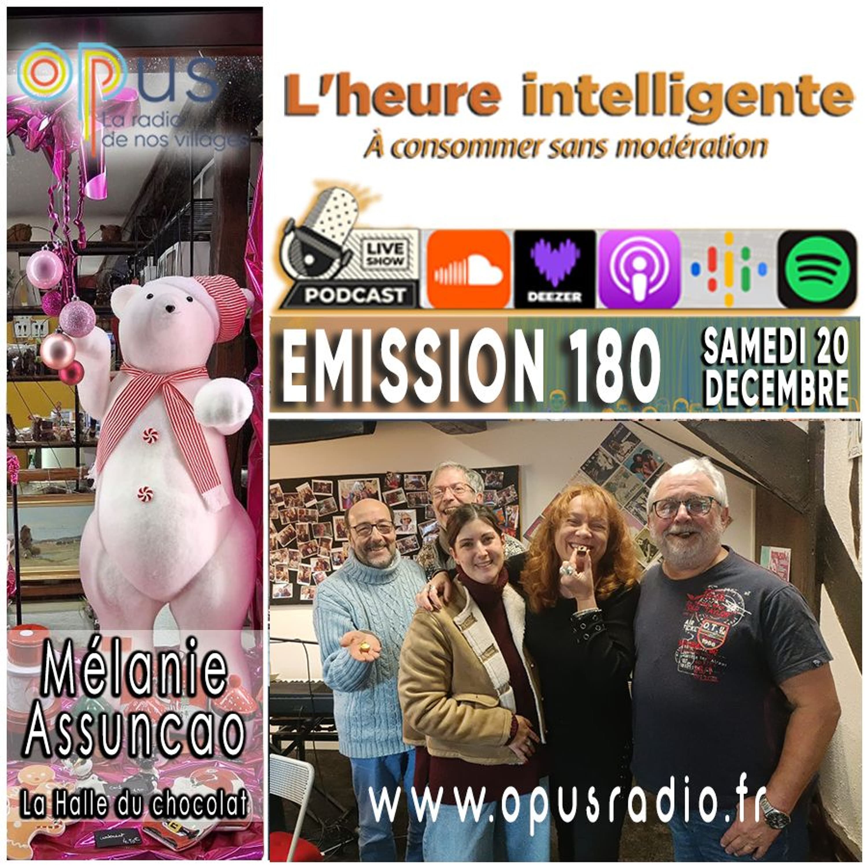 SAMEDI 20 DECEMBRE - L'HEURE INTELLIGENTE : La Halle du chocolat
