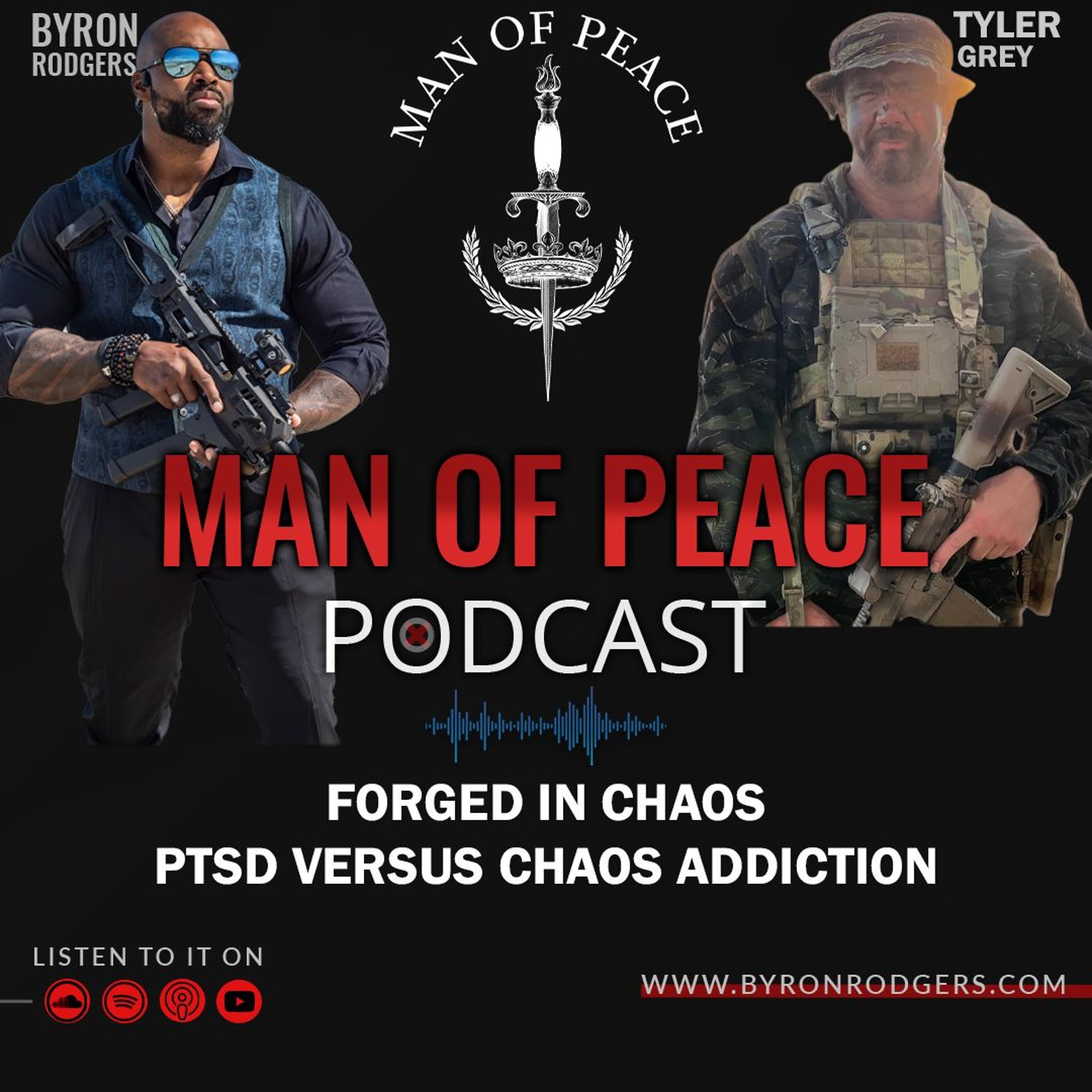 Forced in Chaos PTSD VS Chaos Addiction🎙️Man of Peace Podcast (EP 25)