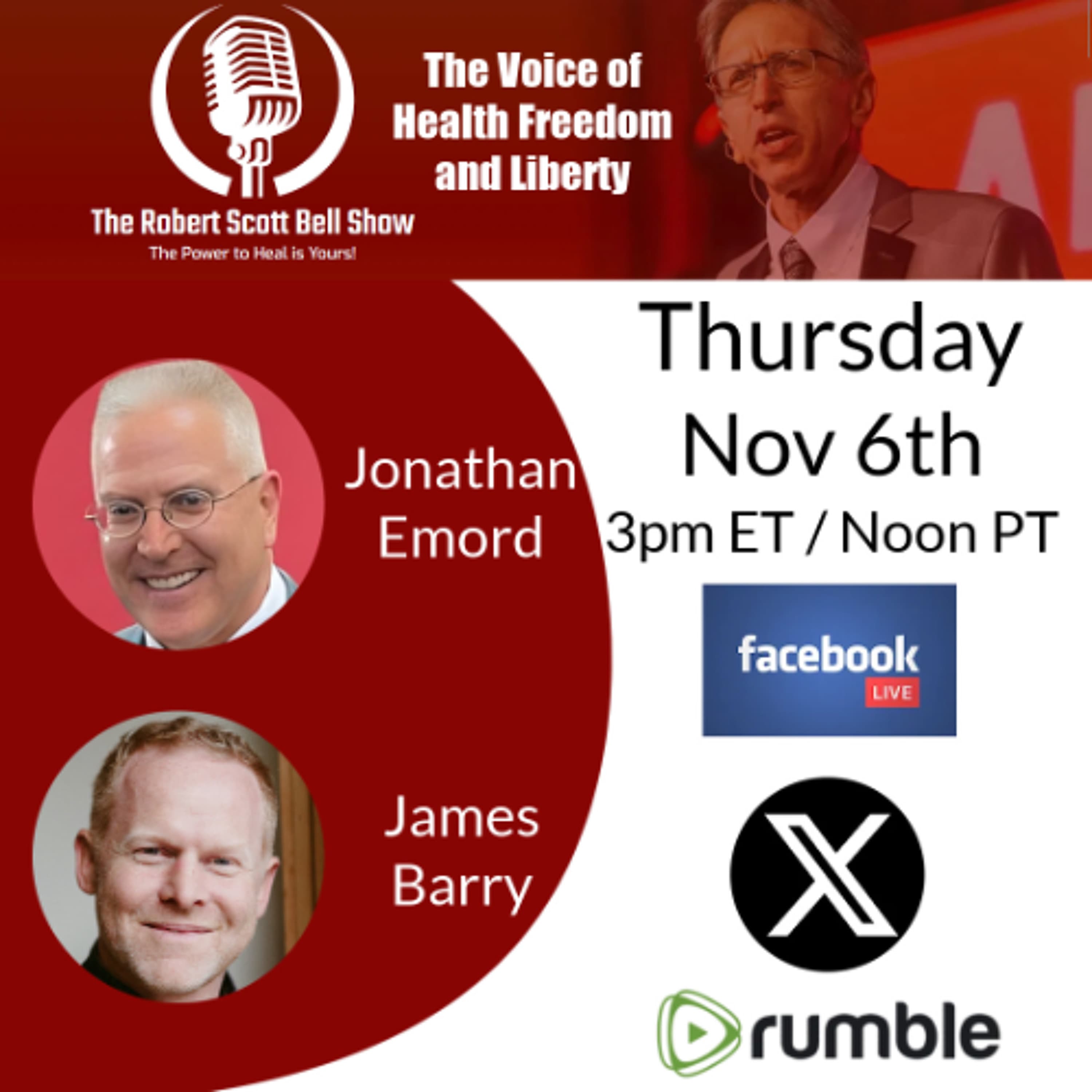 Jonathan Emord, Lefts Hate Speech, Violence Justified, Van Jones Alarmed, Mamdani Win, Chef James Barry, Pluck - The RSB Show 11-6-25