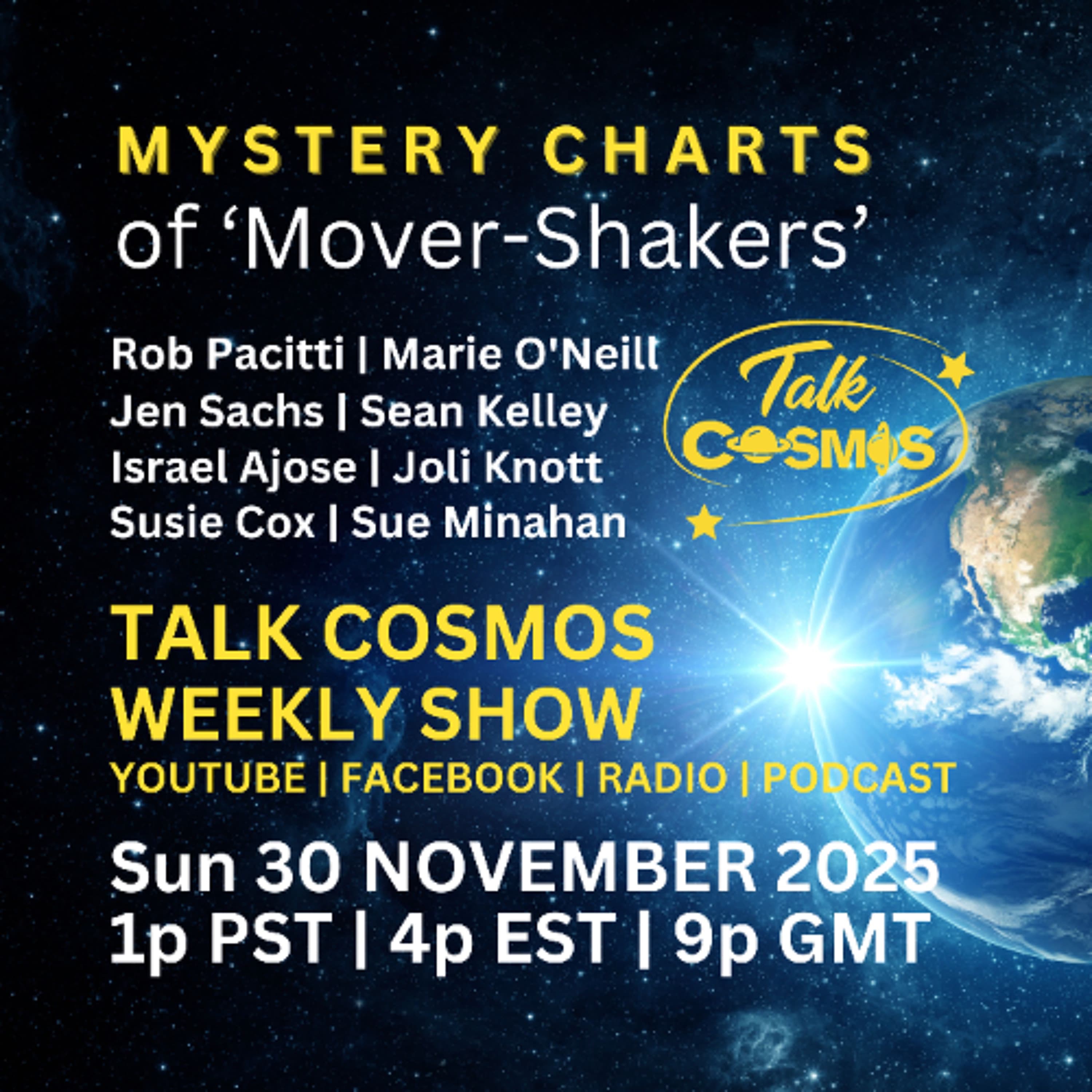 Talk Cosmos 11-30-25 Astro Jam - Mystery Charts
