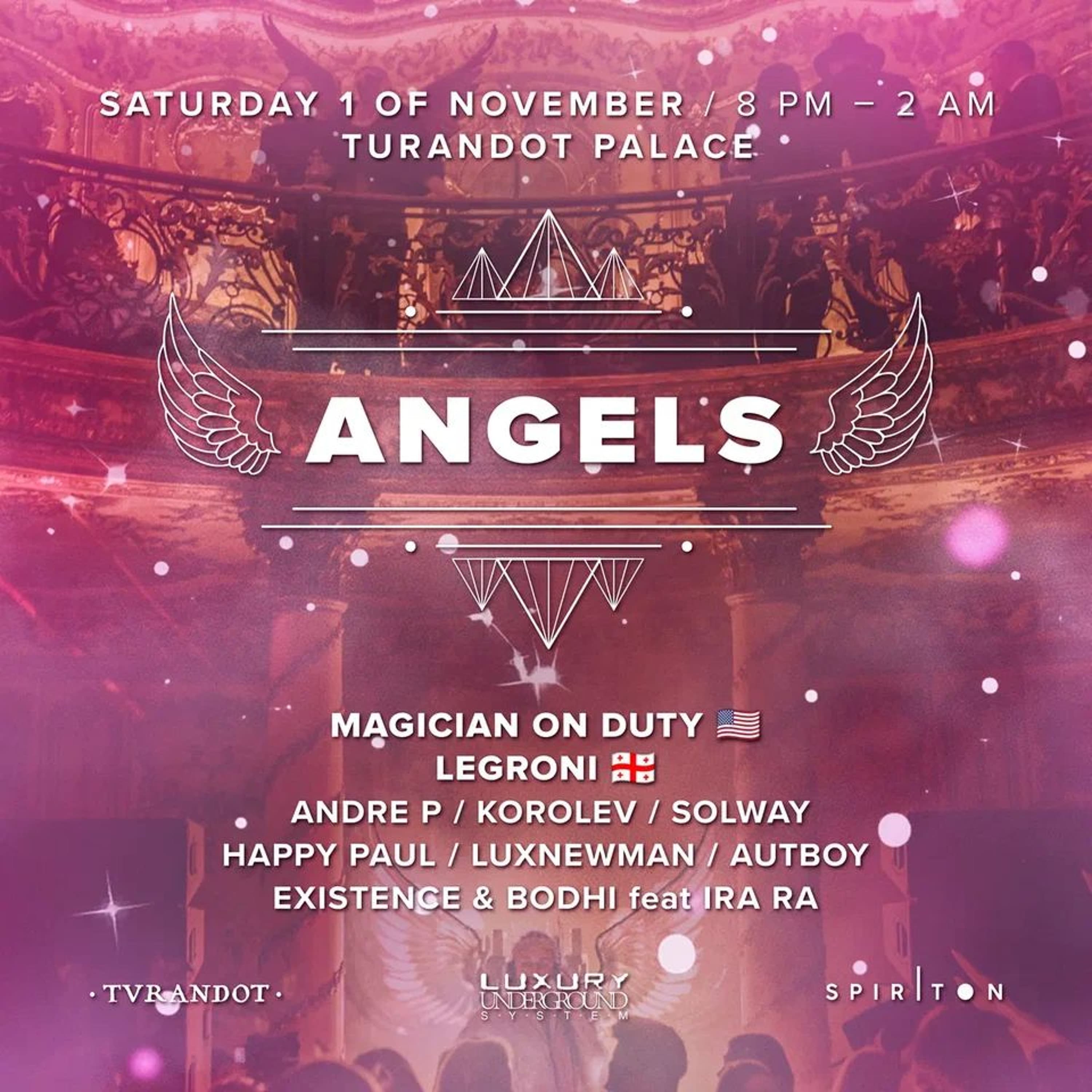 SOLWAY ‒ 1 NOVEMBER | ANGELS BALL | TURANDOT PALACE | MOSCOW