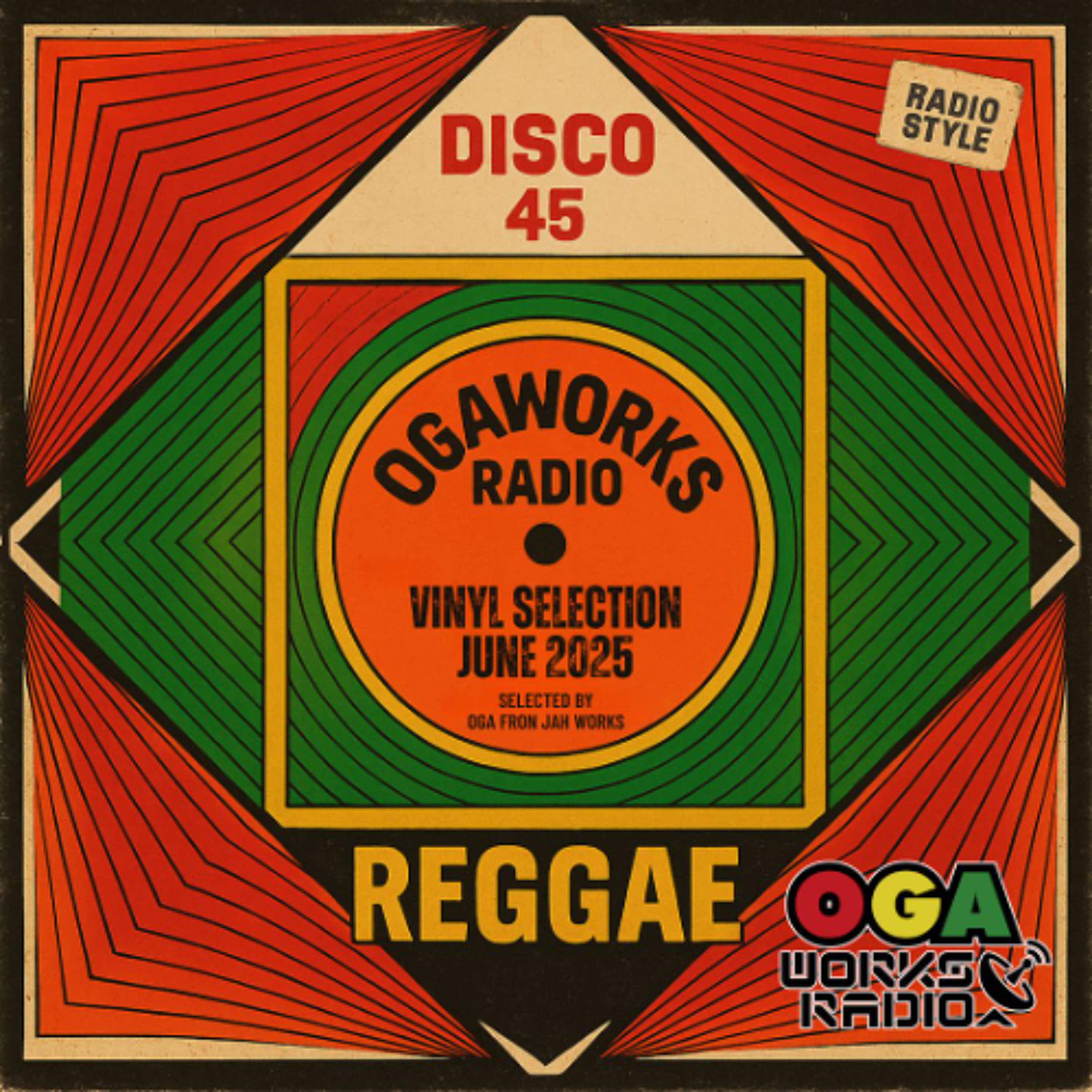 OGAWORKS RADIO VINYL SELECTION JUNE 2025