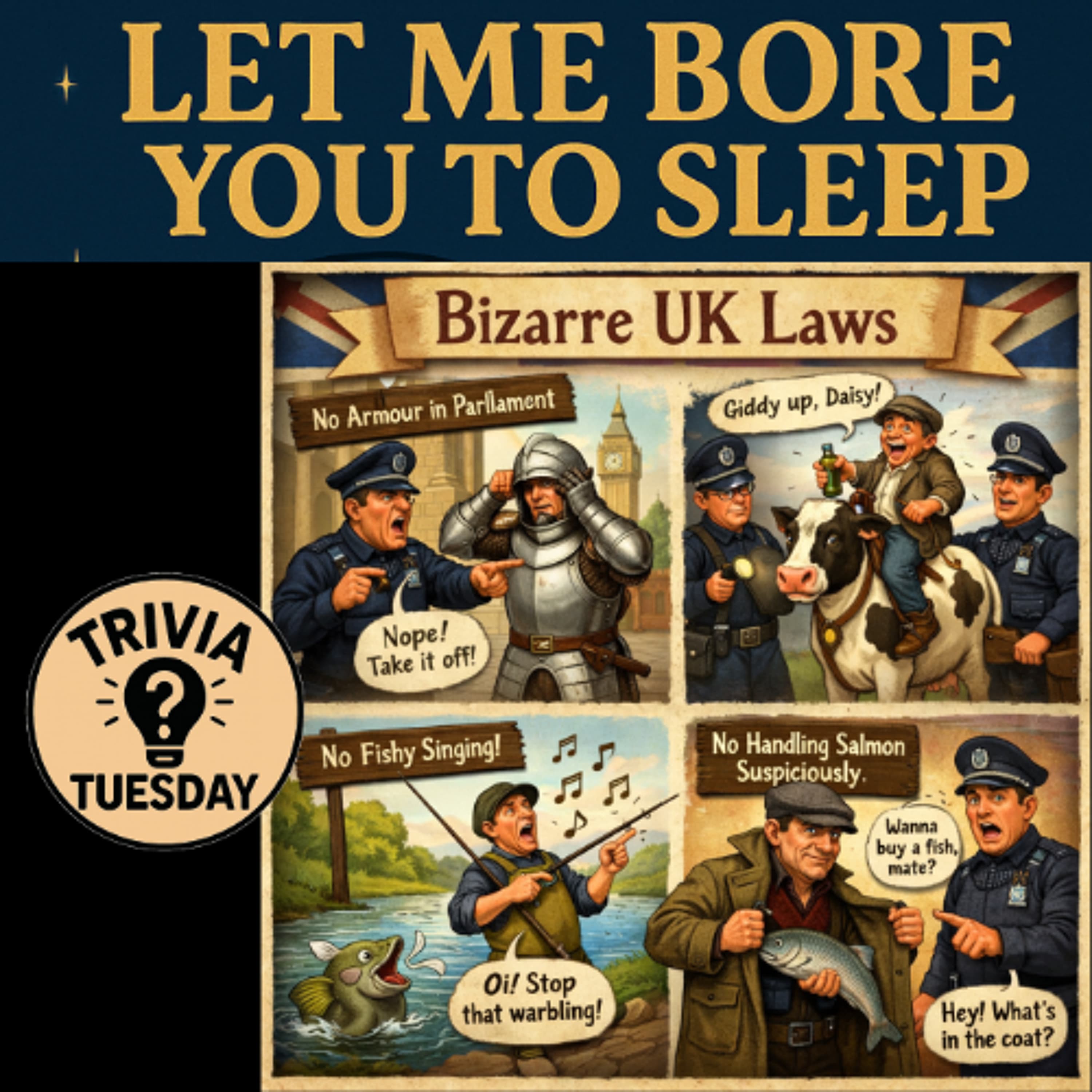 (music) (10 hours) UK laws | Trivia Tuesday | LMBYTS #1513 | Jason Newland | 16th December 2025