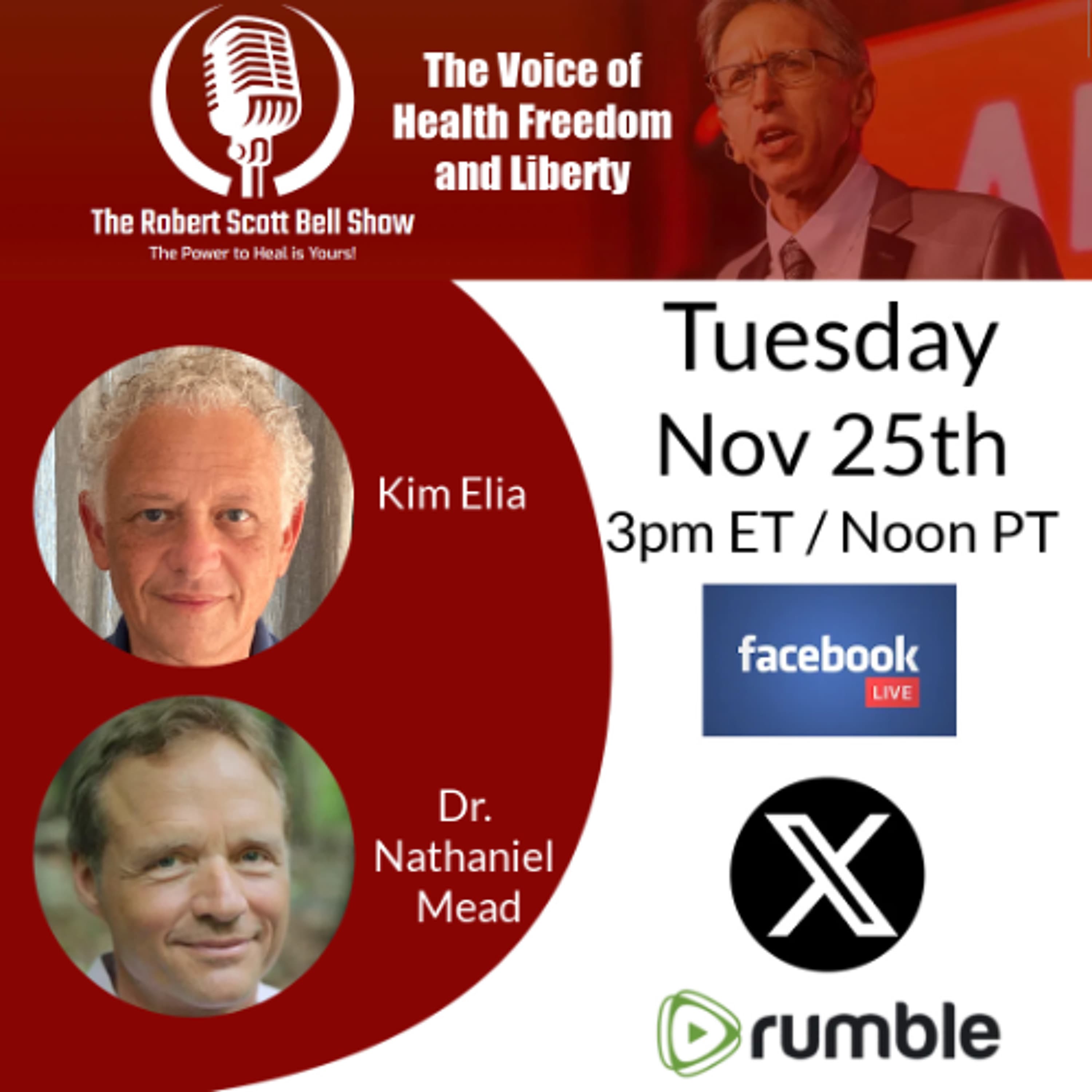 Vaccine Injury Shock, Boston Rejects CDC, Kim Elia, Homeopathic Education, Dr. Nathaniel Mead, mRNA dangers - The RSB Show 11-25-25