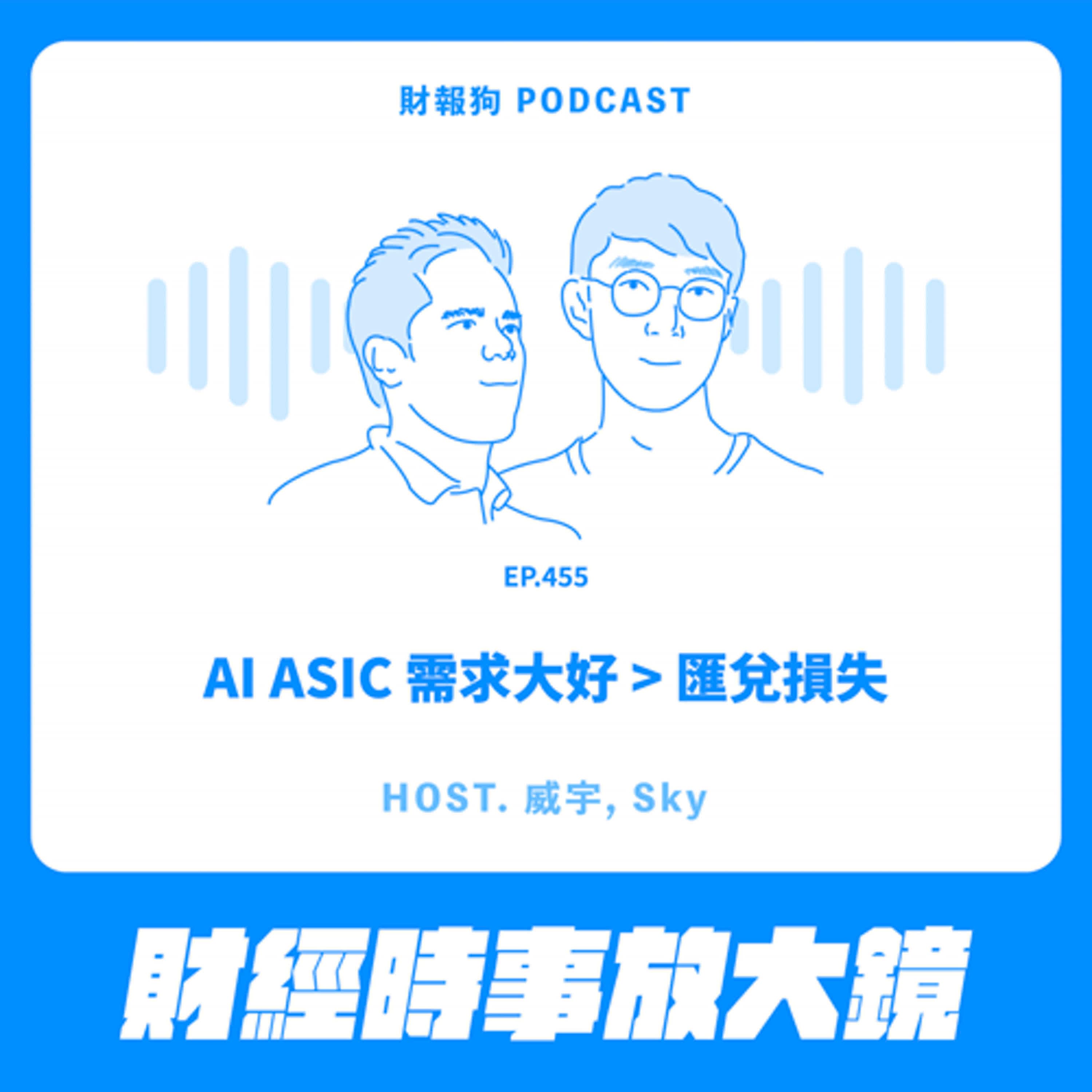 455.【財經時事放大鏡】AI ASIC 需求大好 > 匯兌損失