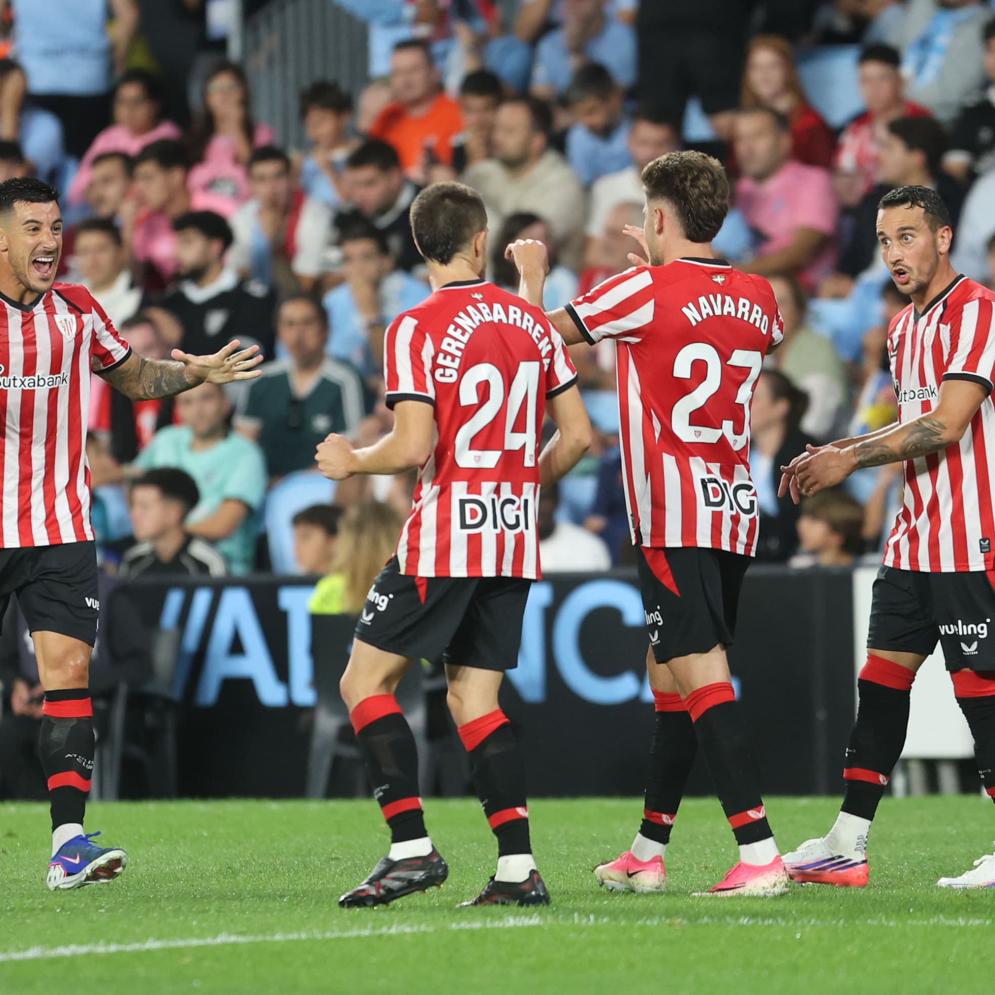 Gol de Robert Navarro (Celta, 0 - Athletic, 2)