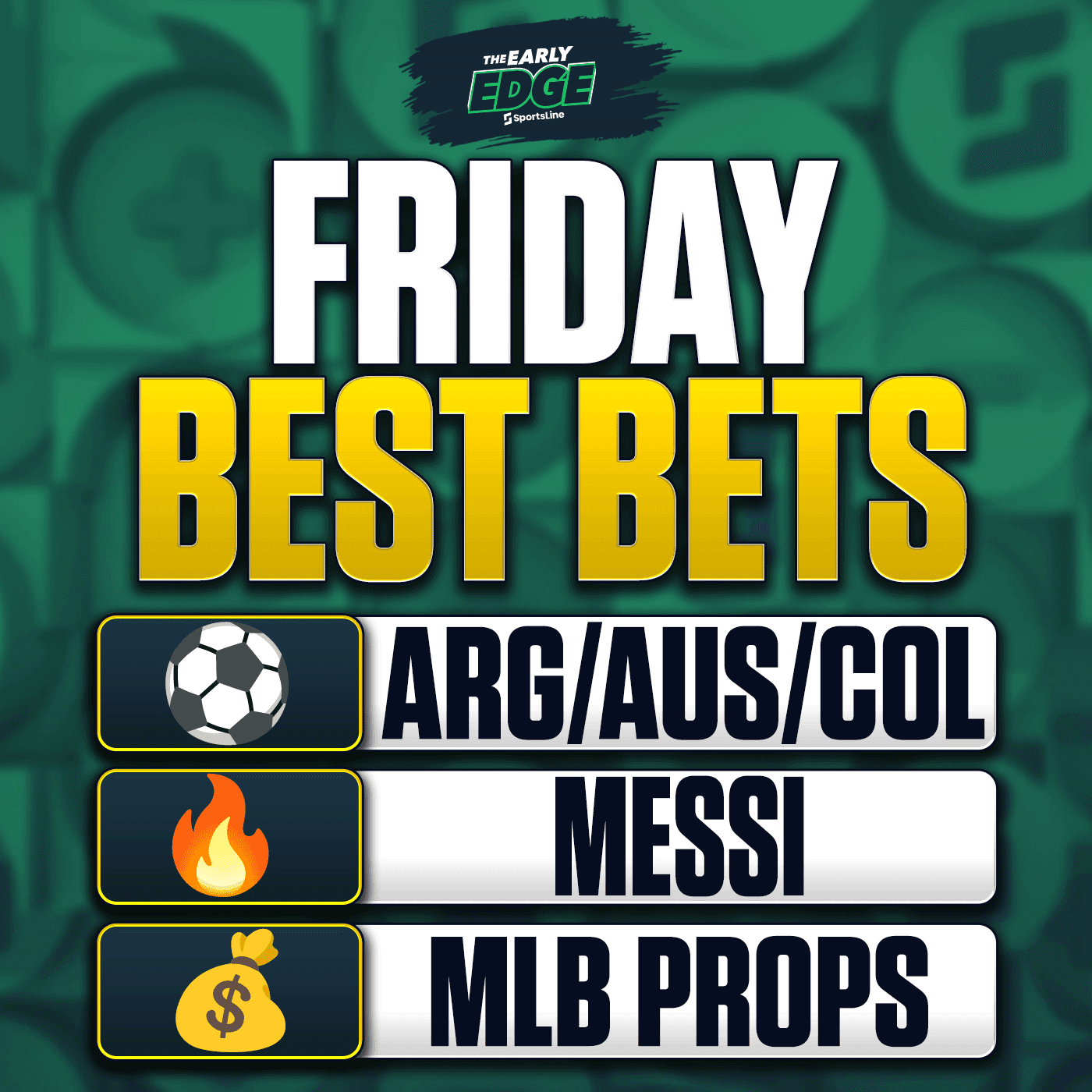 Friday's BEST BETS: World Cup Picks + MLB Props