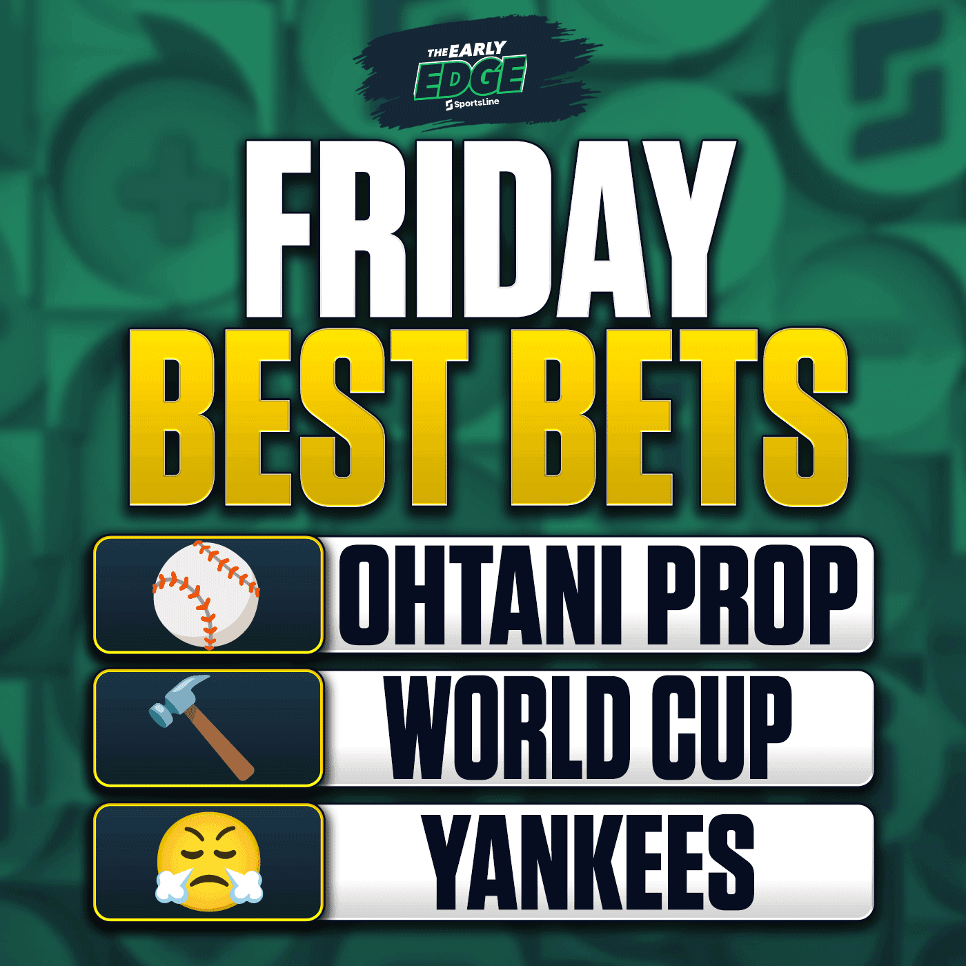 Friday's BEST BETS: World Cup Picks + MLB Bets