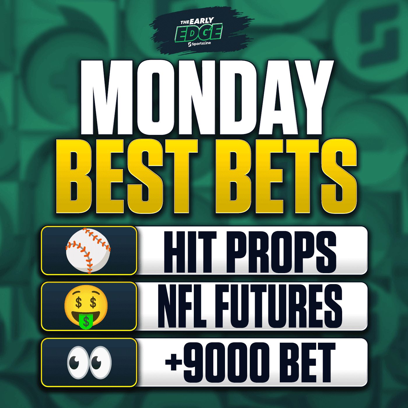 Monday's BEST BETS: MLB Picks and Props  + WNBA + NFL Futures