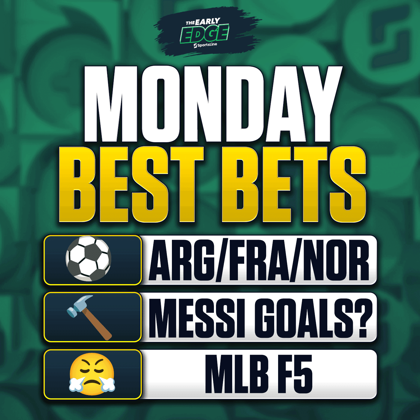 Monday's BEST BETS: World Cup Picks + MLB Props + WNBA