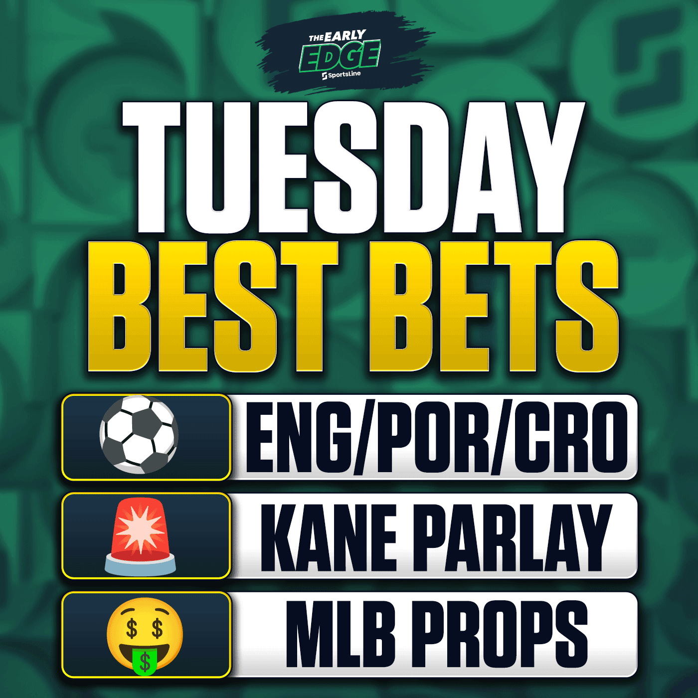 Tuesday's BEST BETS: World Cup Picks + MLB Props