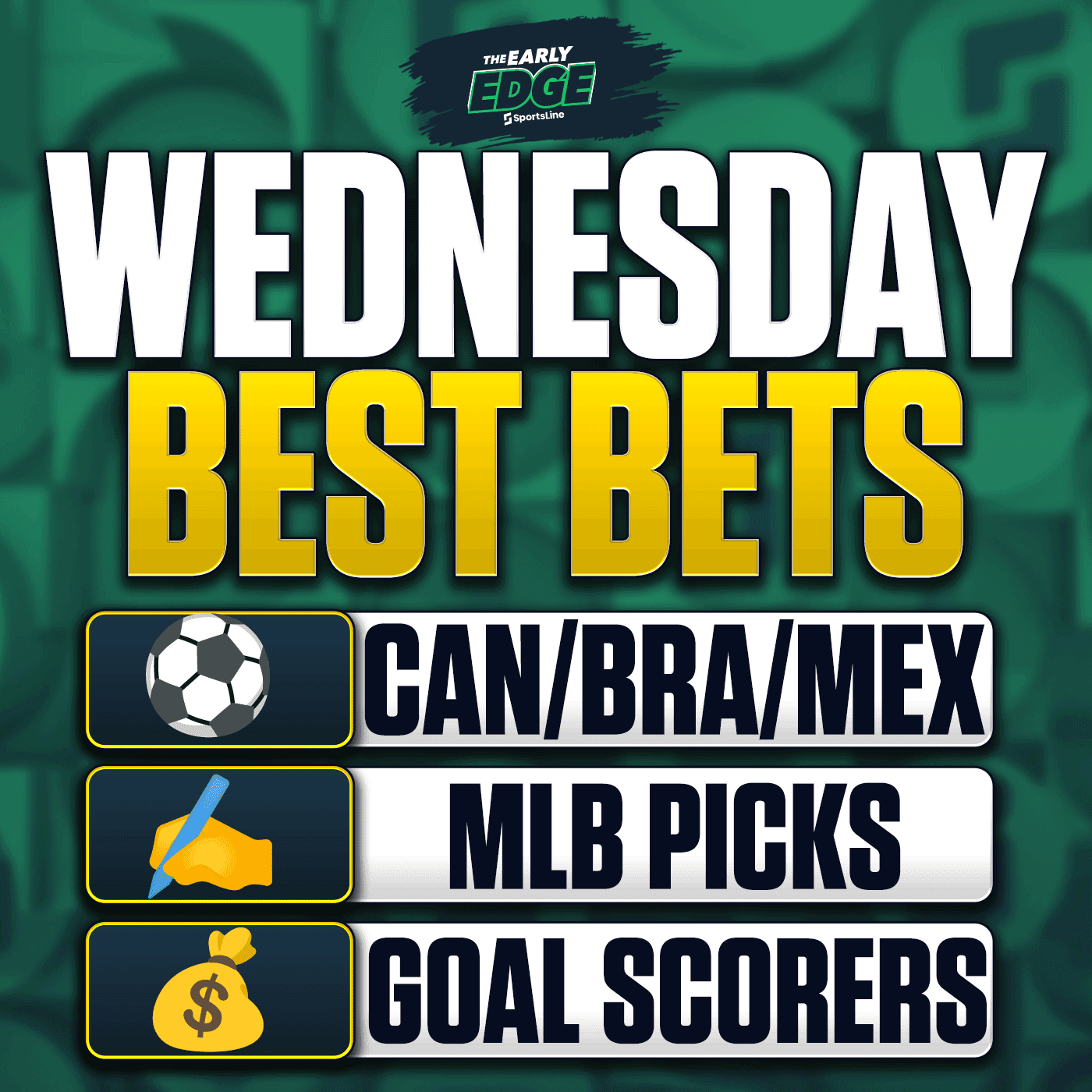 Wednesday's BEST BETS: World Cup Picks + MLB Bets + WNBA