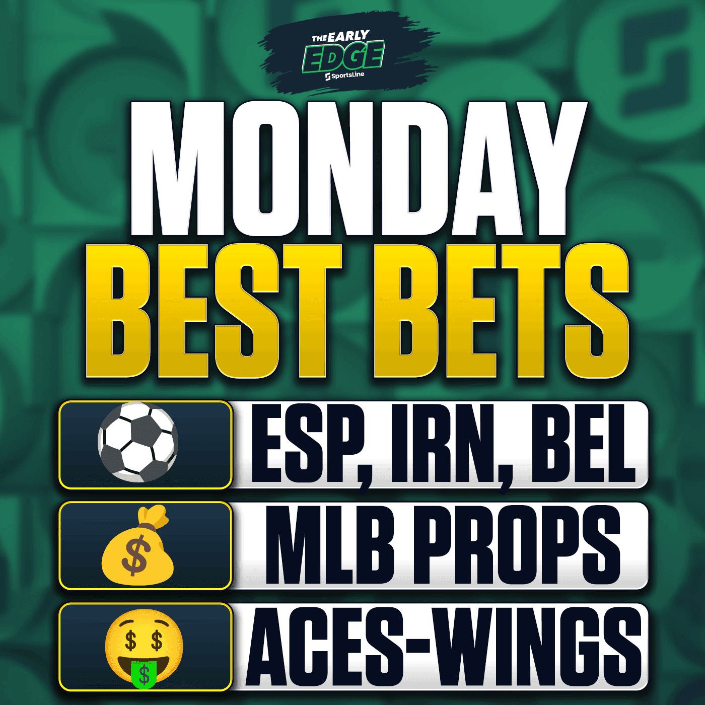 Monday's BEST BETS: World Cup Picks + MLB Props