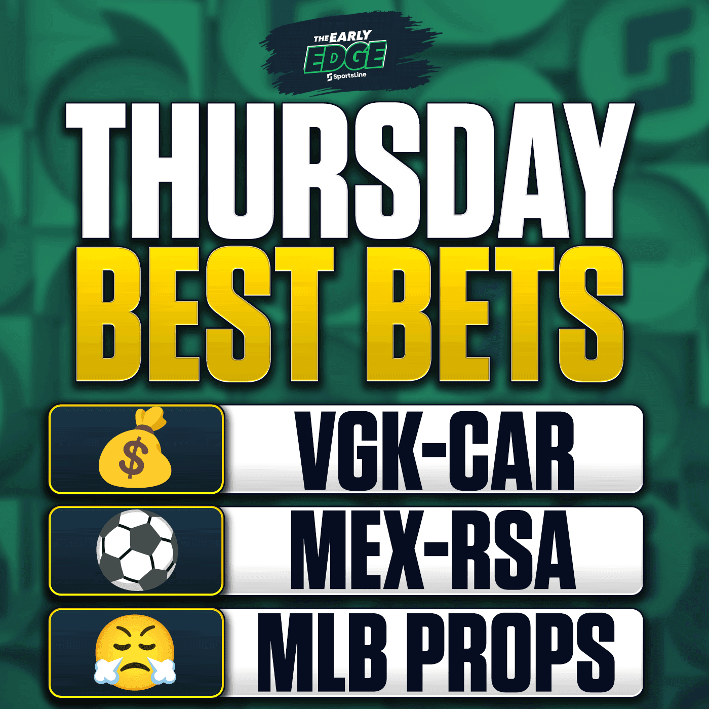 Thursday's BEST BETS: World Cup + Golden Knights vs. Canes Game 5 + MLB