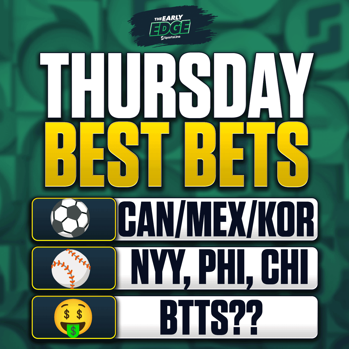 Thursday's BEST BETS: World Cup Picks + MLB Props
