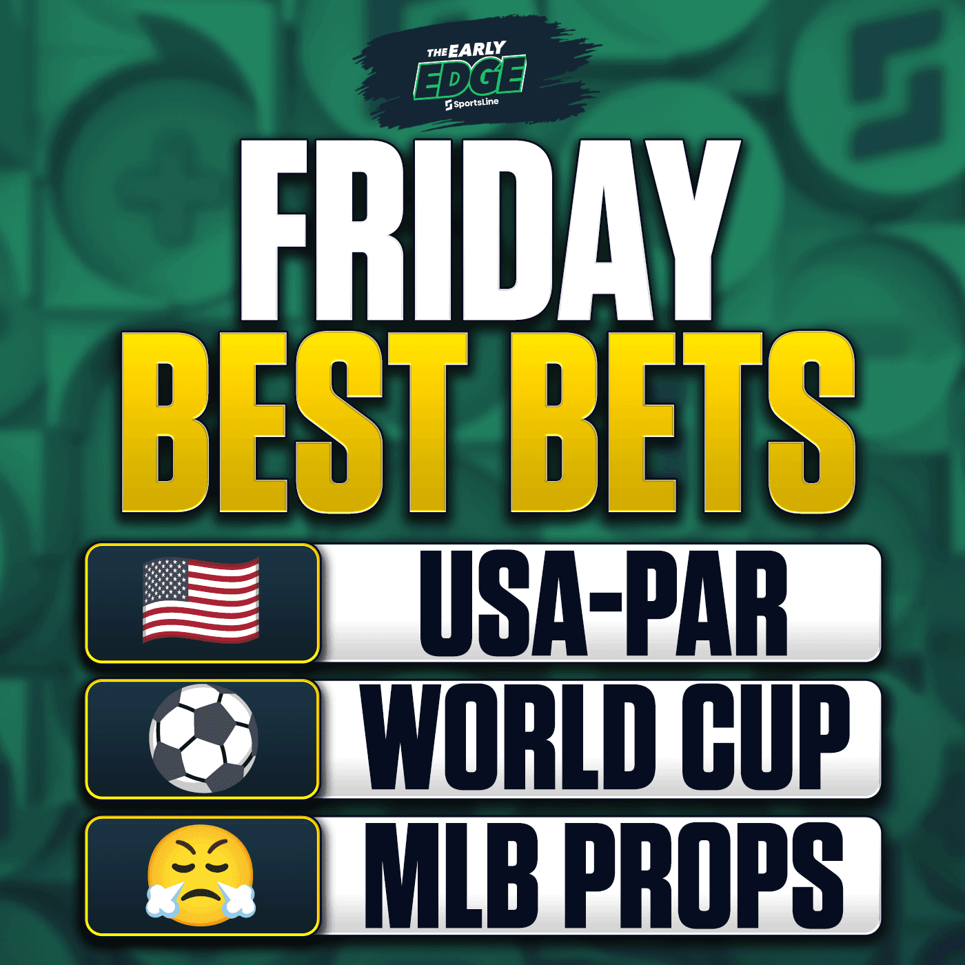 Friday's BEST BETS: World Cup Picks + Team USA Bets + MLB Props