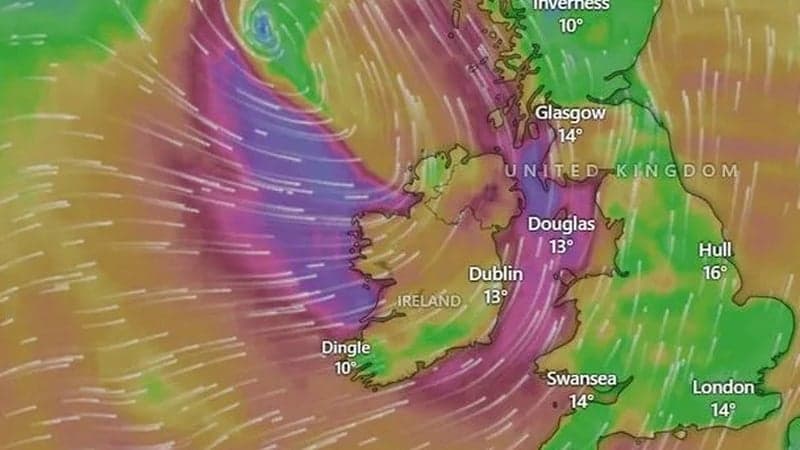 Flights cancelled, power outages and high winds - Storm Bram lashes Ireland 