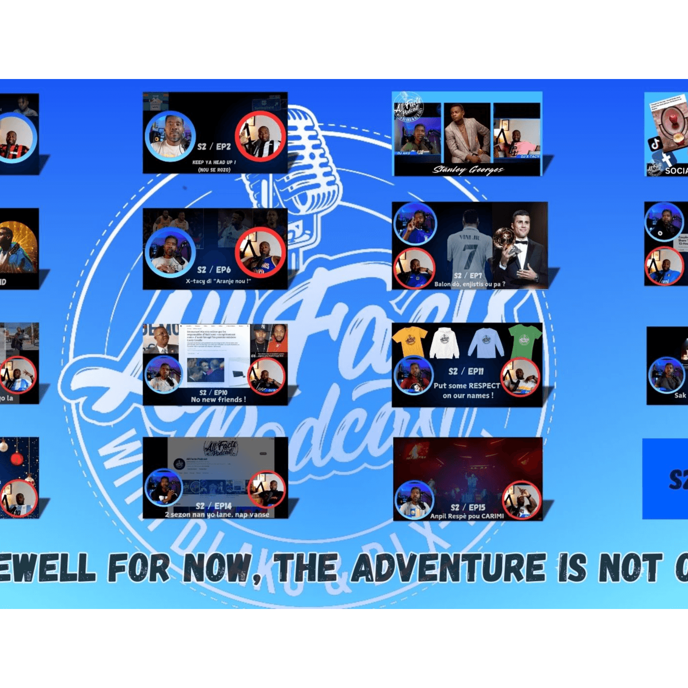 Farewell for now, the adventure is not over