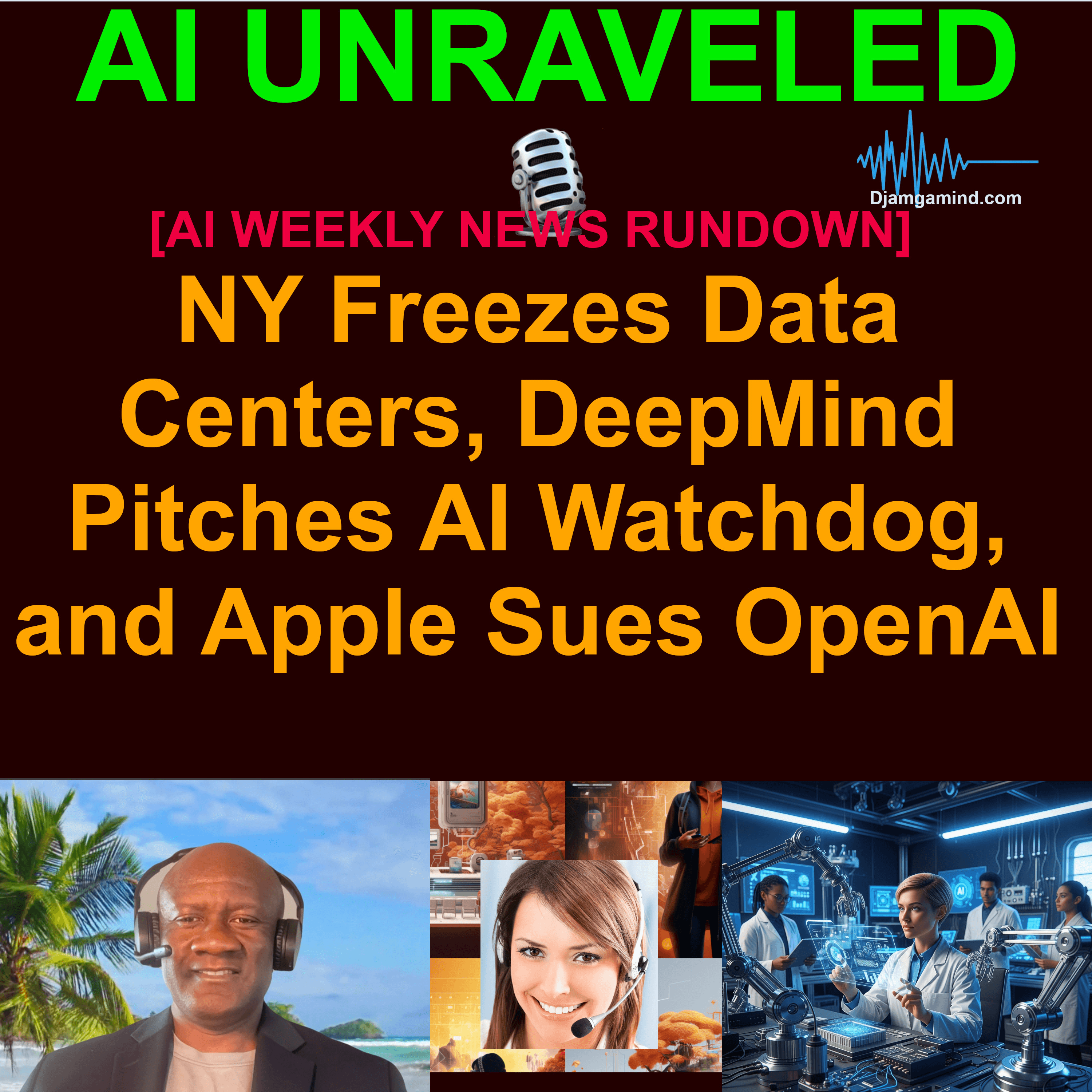 [AI DAILY NEWS RUNDOWN] NY Freezes Data Centers, DeepMind Pitches AI Watchdog, and Apple Sues OpenAI (July 15, 2026)