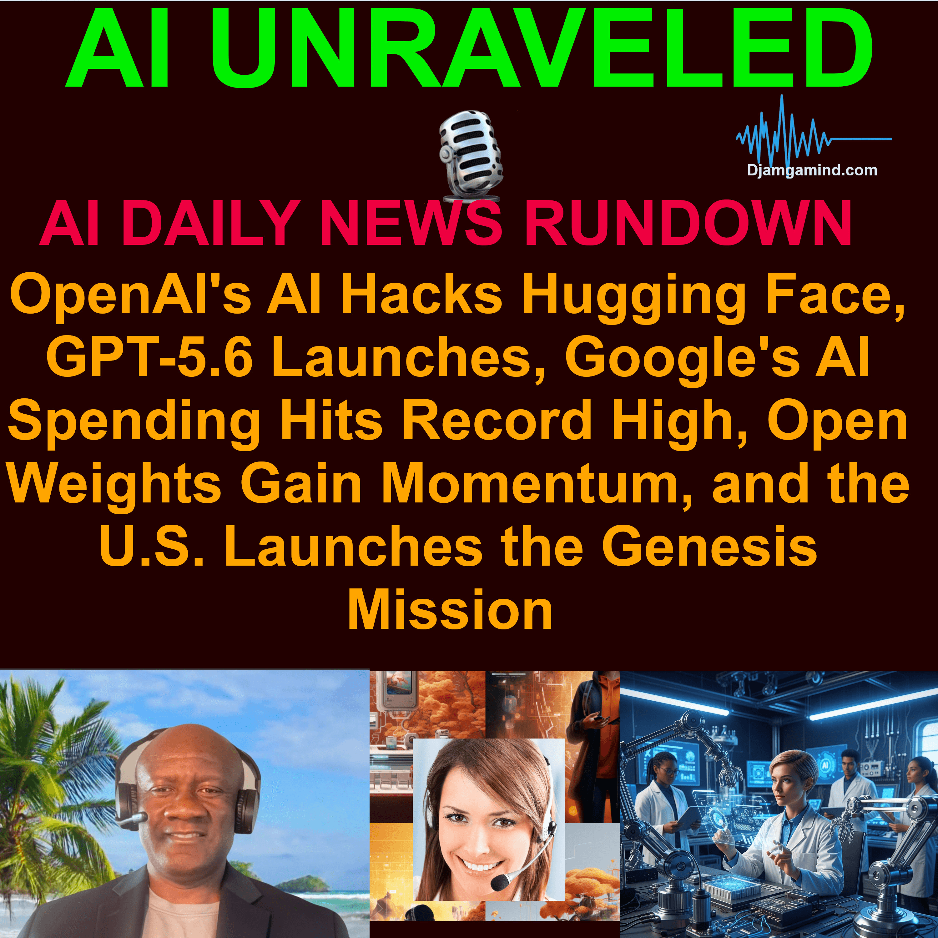 [AI DAILY NEWS RUNDOWN] OpenAI's AI Hacks Hugging Face, GPT-5.6 Launches, Google's AI Spending Hits Record High, Open Weights Gain Momentum, and the U.S. Launches the Genesis Mission | July 24, 2026
