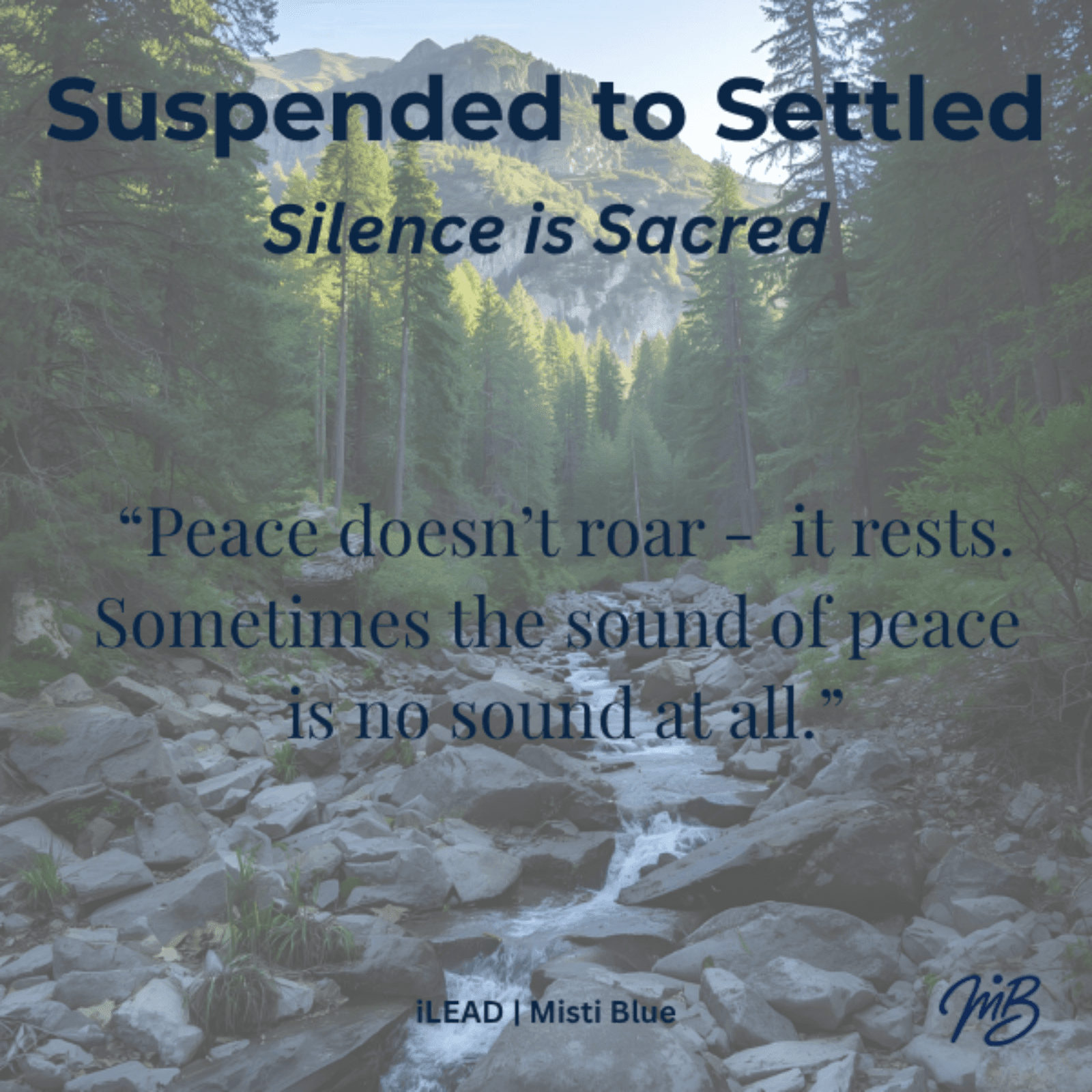 Suspended to Settled - FINALE: Silence is Sacred Ep. 9 FINALE