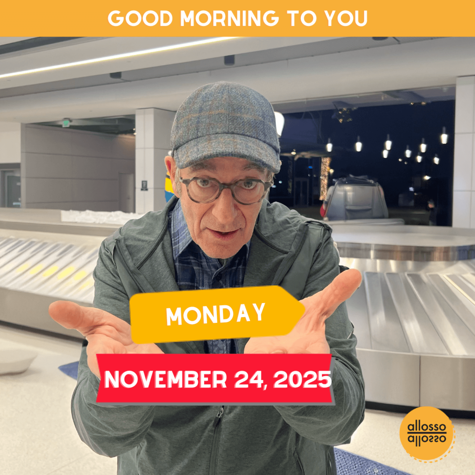 Surround yourself with friendships today!: Monday, November 24, 2025