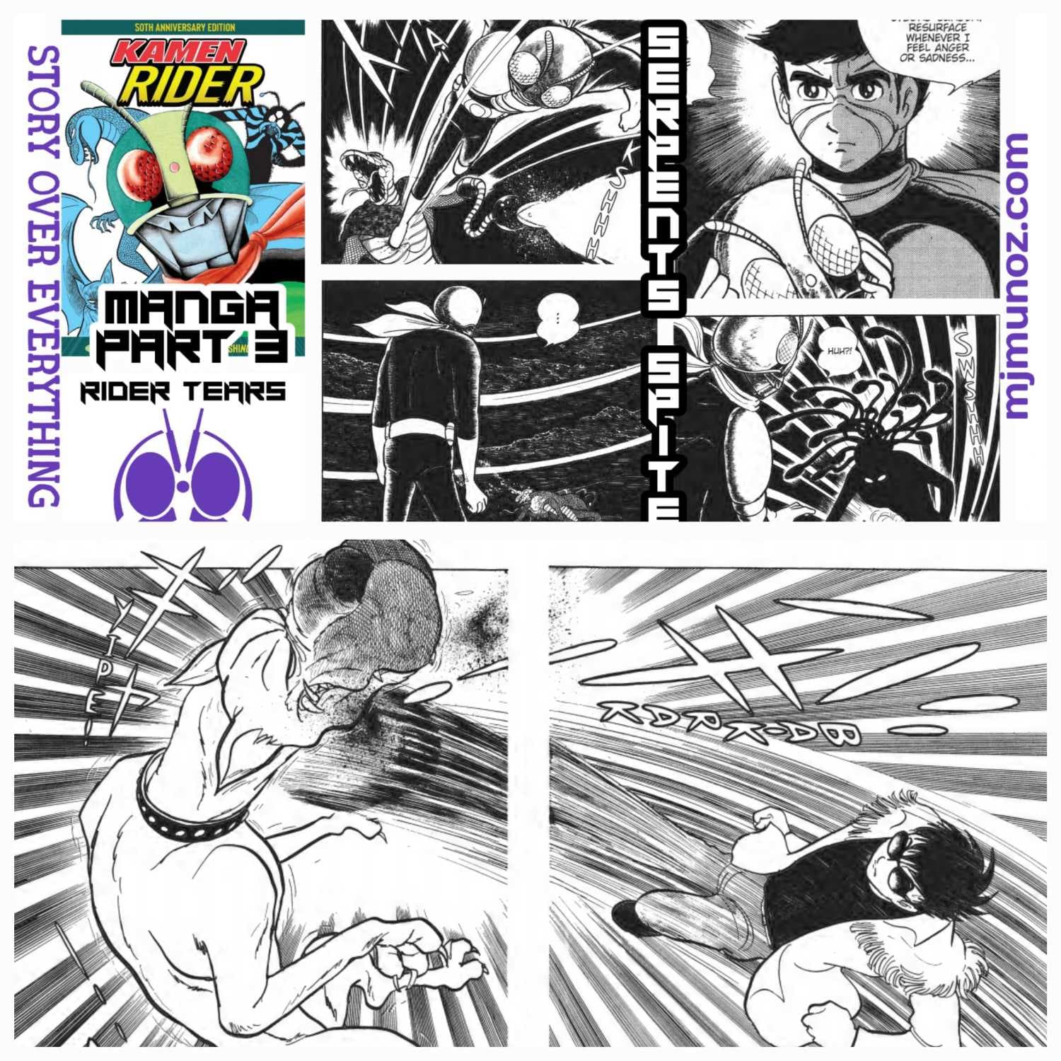 Kamen Rider Manga Part 3 Serpent’s Spite |Rider Tears