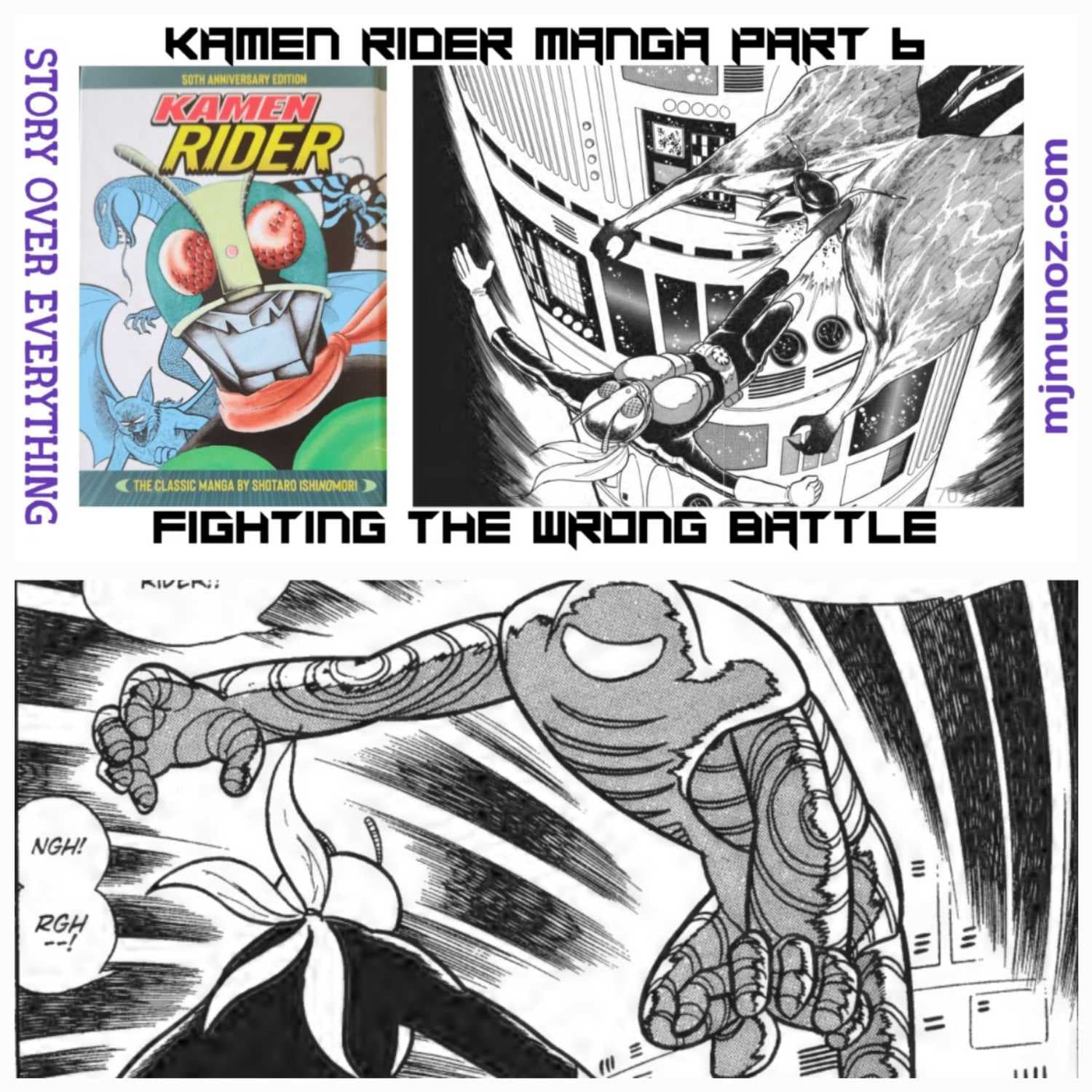 Kamen Rider Manga Part 6 Fighting The Wrong Battle |Rider Tears