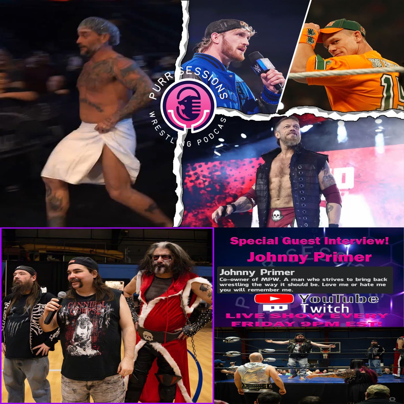 CM Punk Bath Towel Run, Adam Copeland Changes AEW Name, John Cena's Last Match Rumors + More!