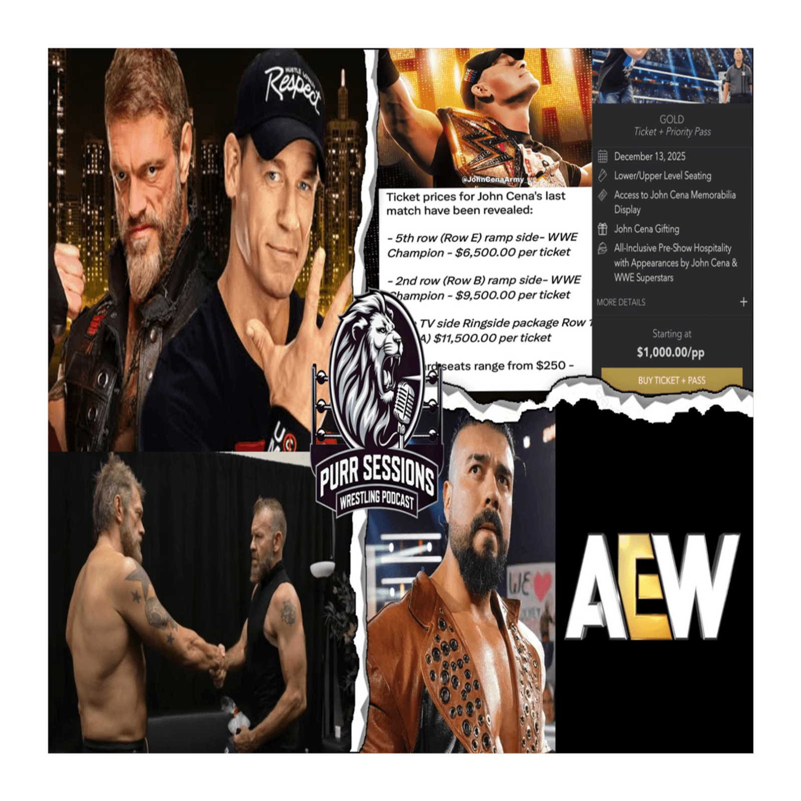 Rumors Of Edge Returning To WWE For John Cena's Final Match, Ticket Sales Are Outrages For Cena's Last Match, Andrade AEW Return + More!