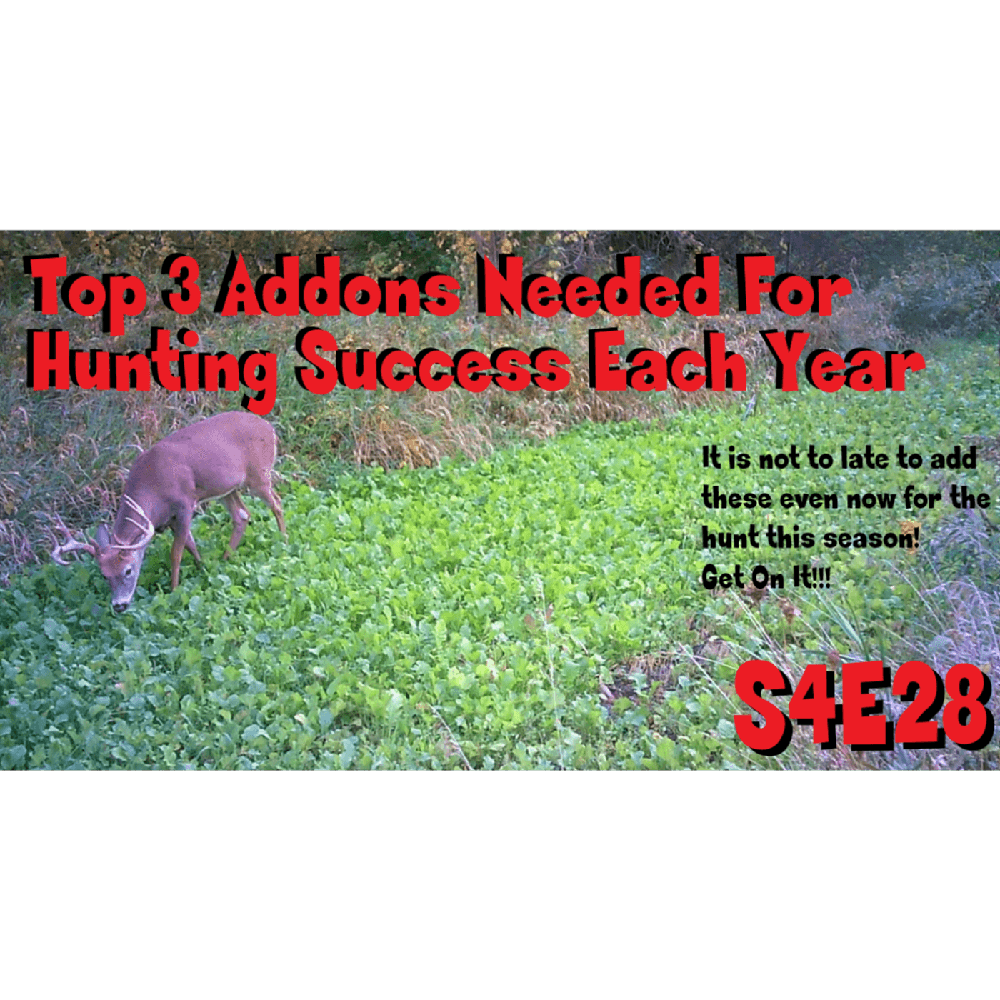 The top three addons needed for hunting success each year s4e28