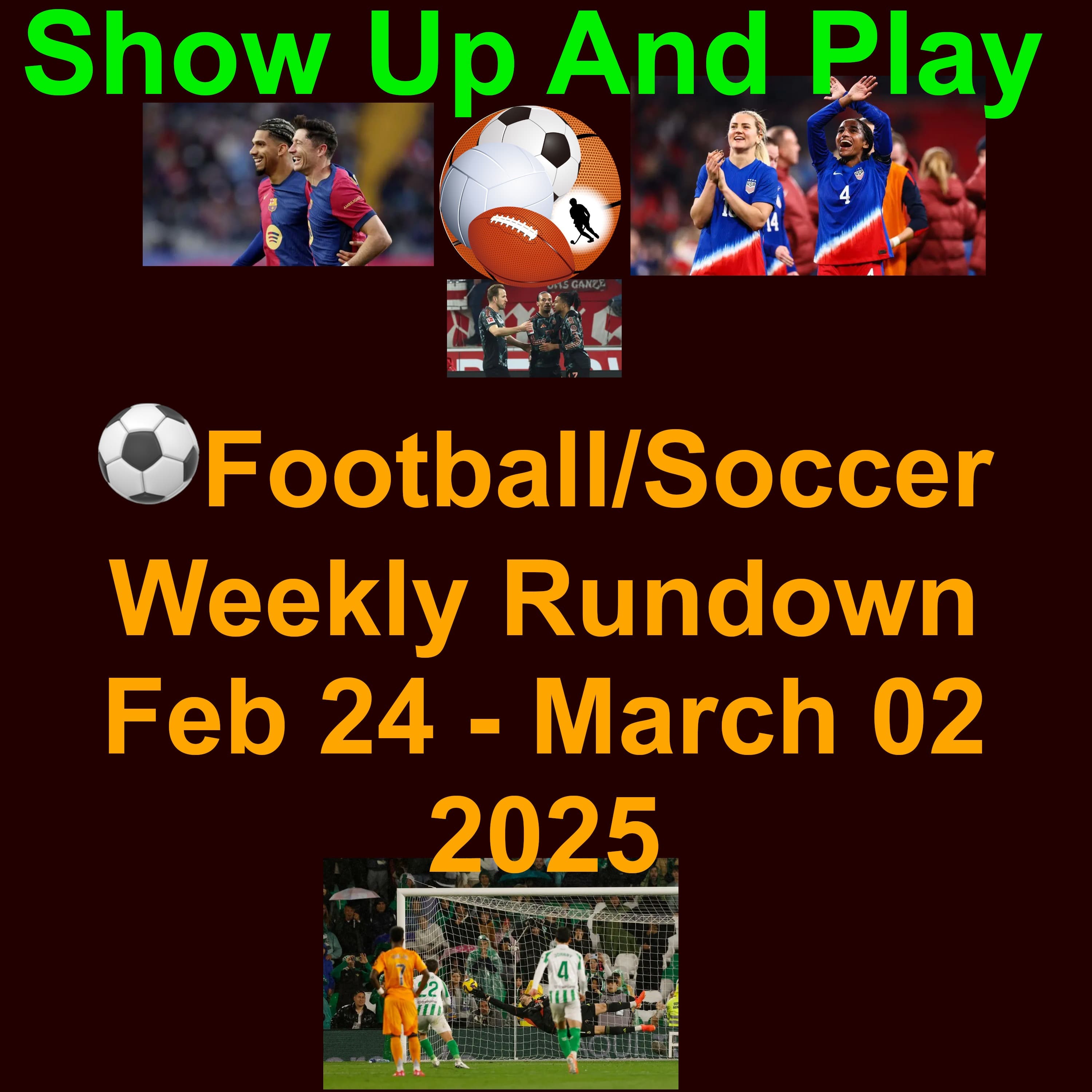 ⚽️Soccer/Football Weekly Rundown February 24-March 02nd 2025: Latest News From Barcelona, Real Madrid, Liverpool, Arsenal, PSG, Women Soccer League, Champions League, Bayern Munich, Inter Miami, Santos FC and more..