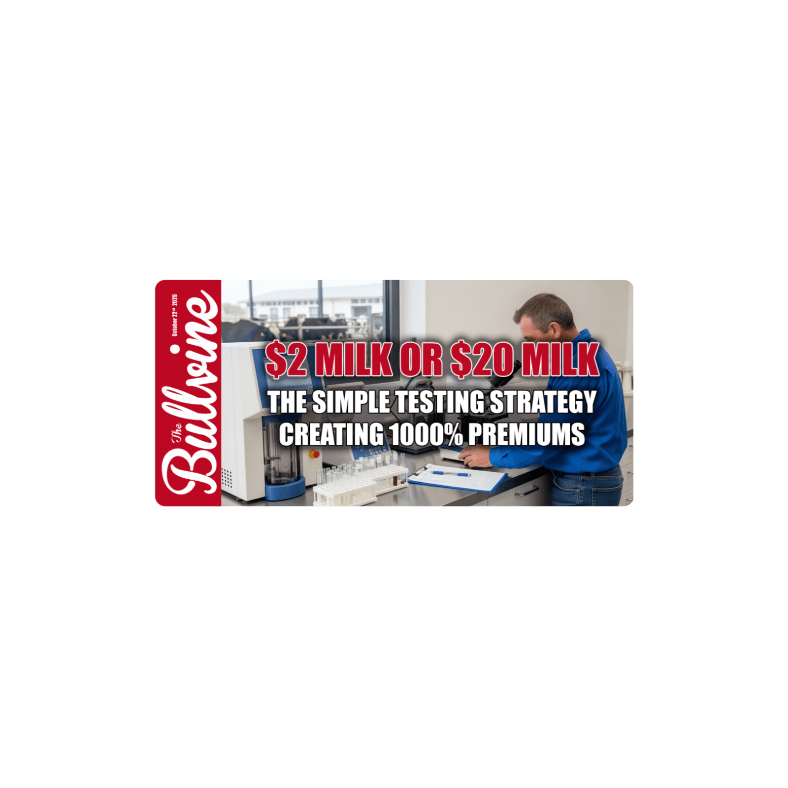 E400 $2 Milk or $20 Milk: The Simple Testing Strategy Creating 1000% Premiums