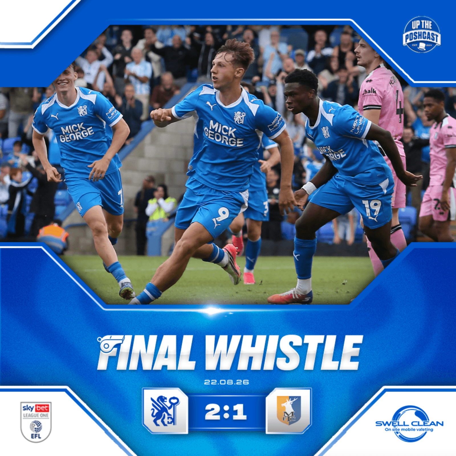 Posh 2-1 Mansfield Town | We FINALLY win in League One | Our response to Darragh MacAnthony