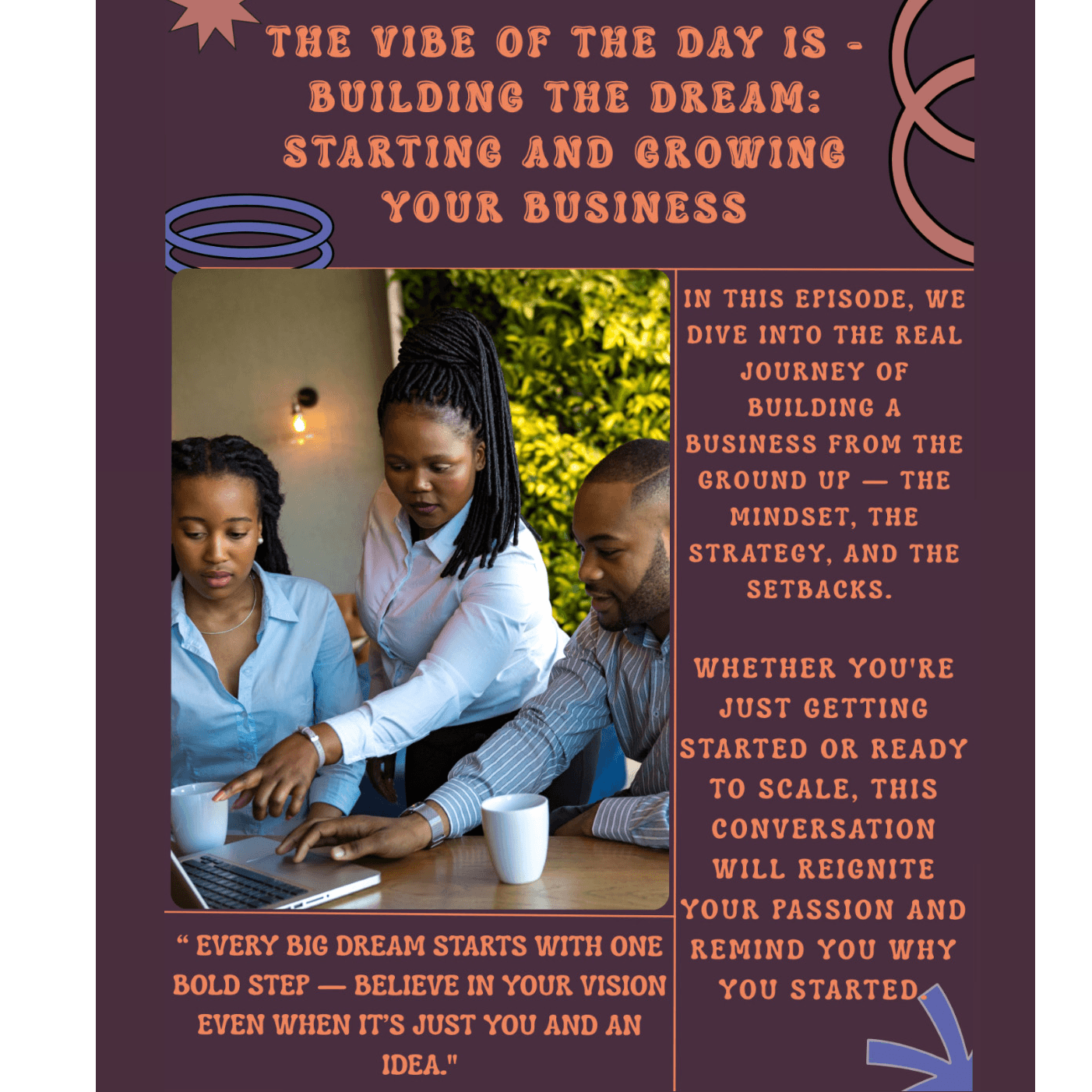 Vibe of the Day - Building the Dream: Starting and Growing Your Business
