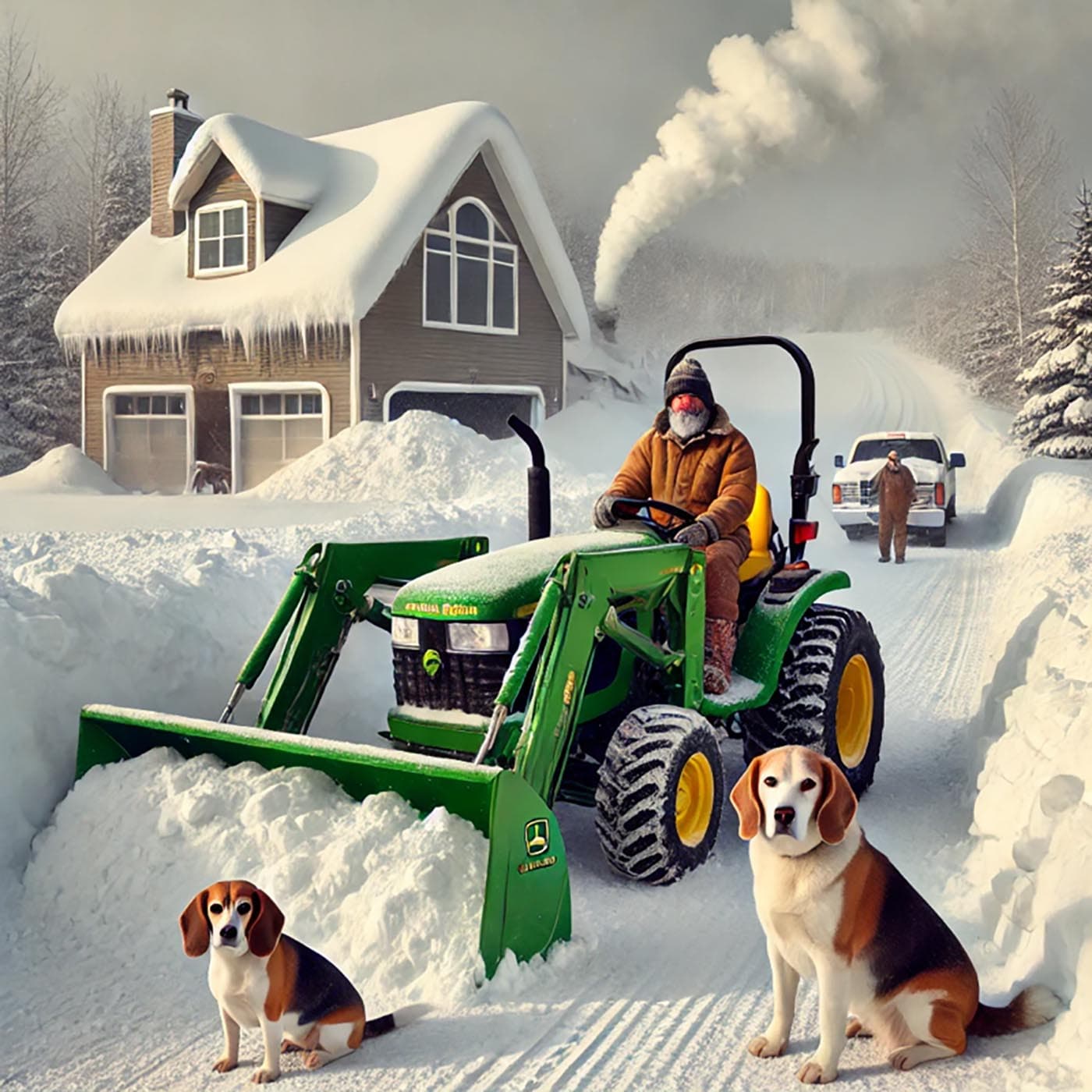 2025 life updates – Dad, Snow, Beagles and MORE Snow – MDW 401