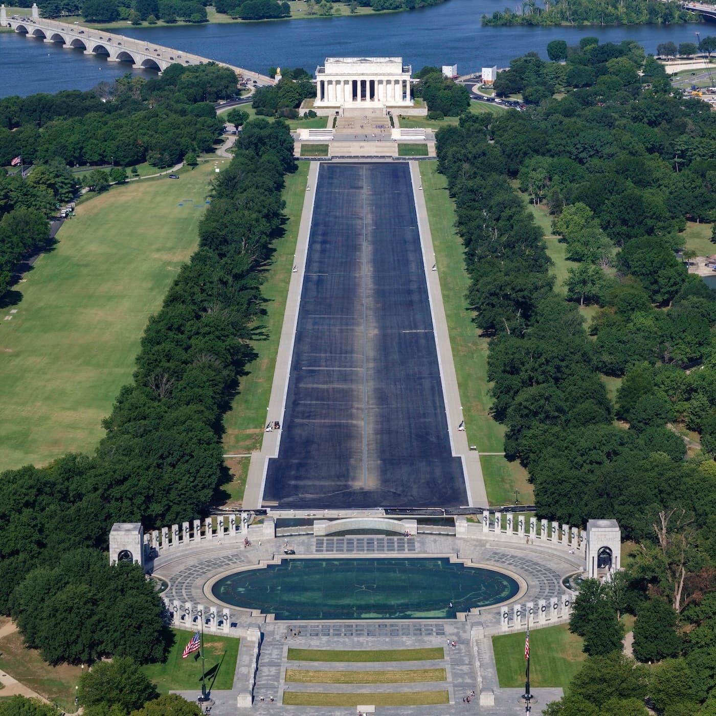 Trump wanted a quick Reflecting Pool fix. Here’s how it’s fallen apart.