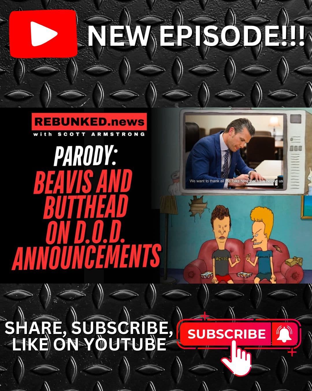 PARODY: Beavis and Butthead on D.O.D. Announcement
