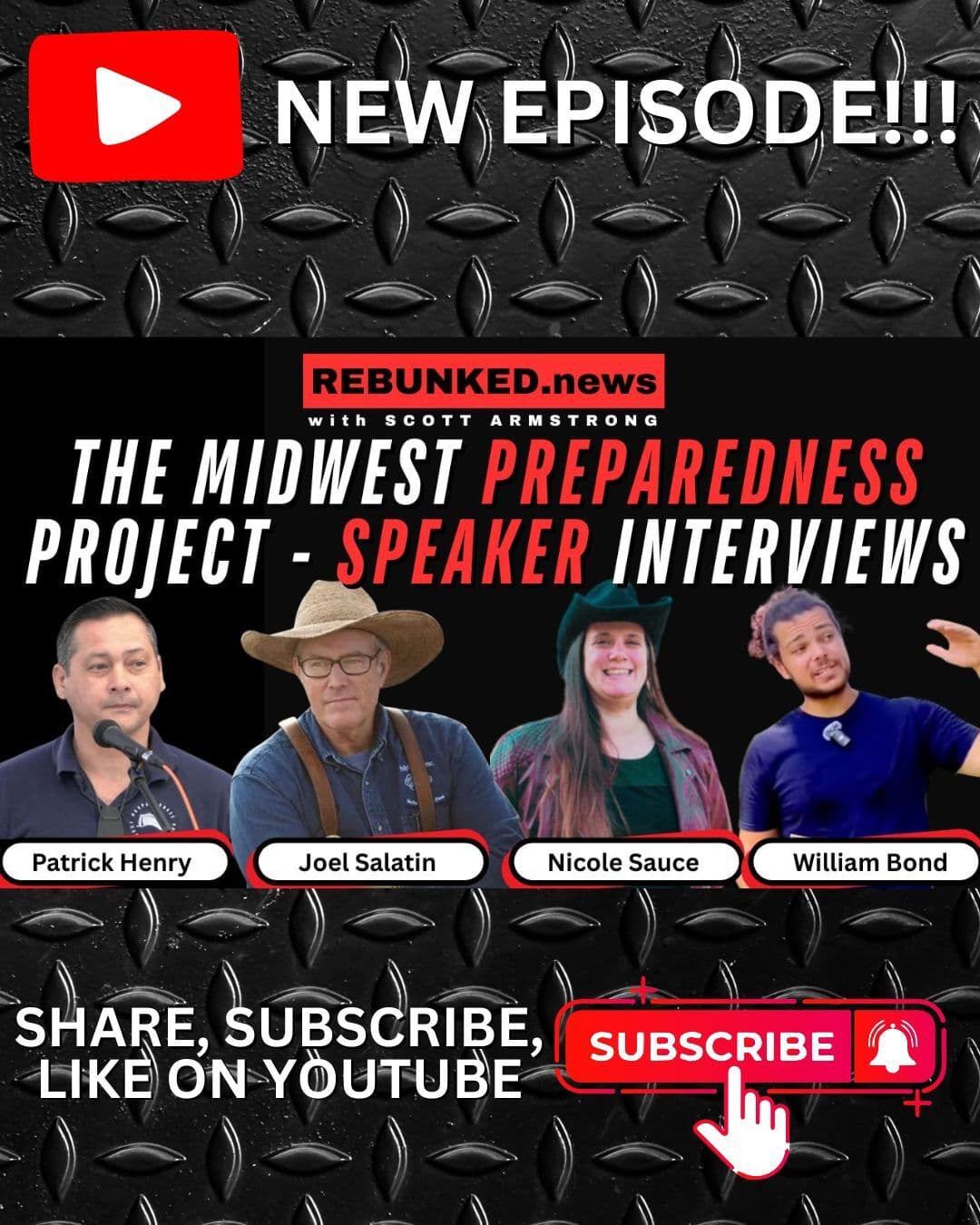 Joel Salatin, Nicole Sauce Interviews & More LIVE From Midwest Preparedness Project Festival